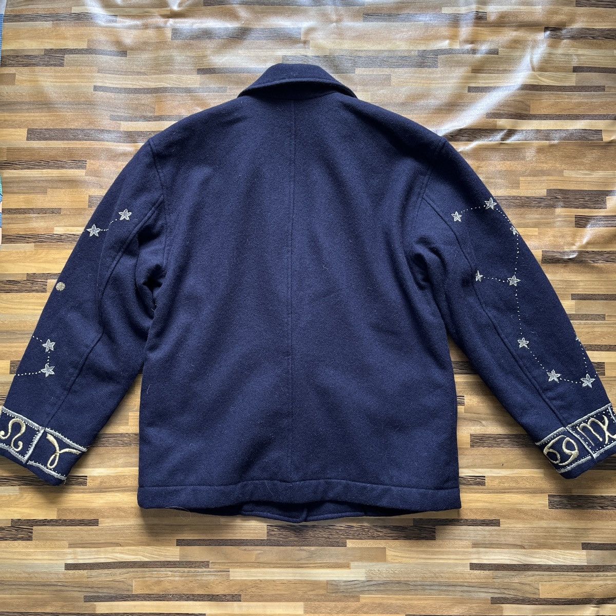 Issey Miyake × Vintage RARE VINTAGE ISSEY MIYAKE EMBROIDERED ZODIAC STARS BLAZER Size US M / EU 48-50 / 2 - 23 Thumbnail