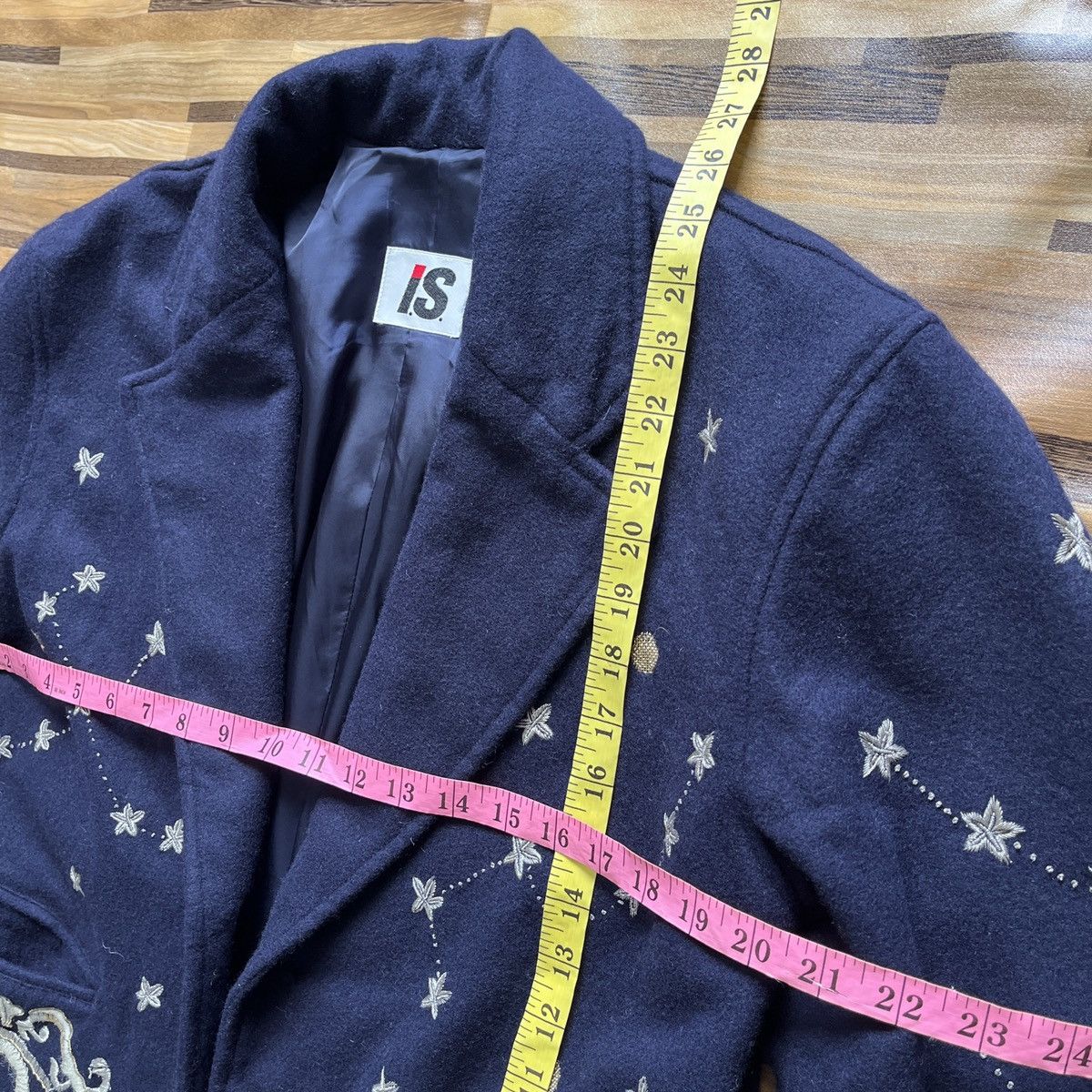 Issey Miyake × Vintage RARE VINTAGE ISSEY MIYAKE EMBROIDERED ZODIAC STARS BLAZER Size US M / EU 48-50 / 2 - 4 Thumbnail