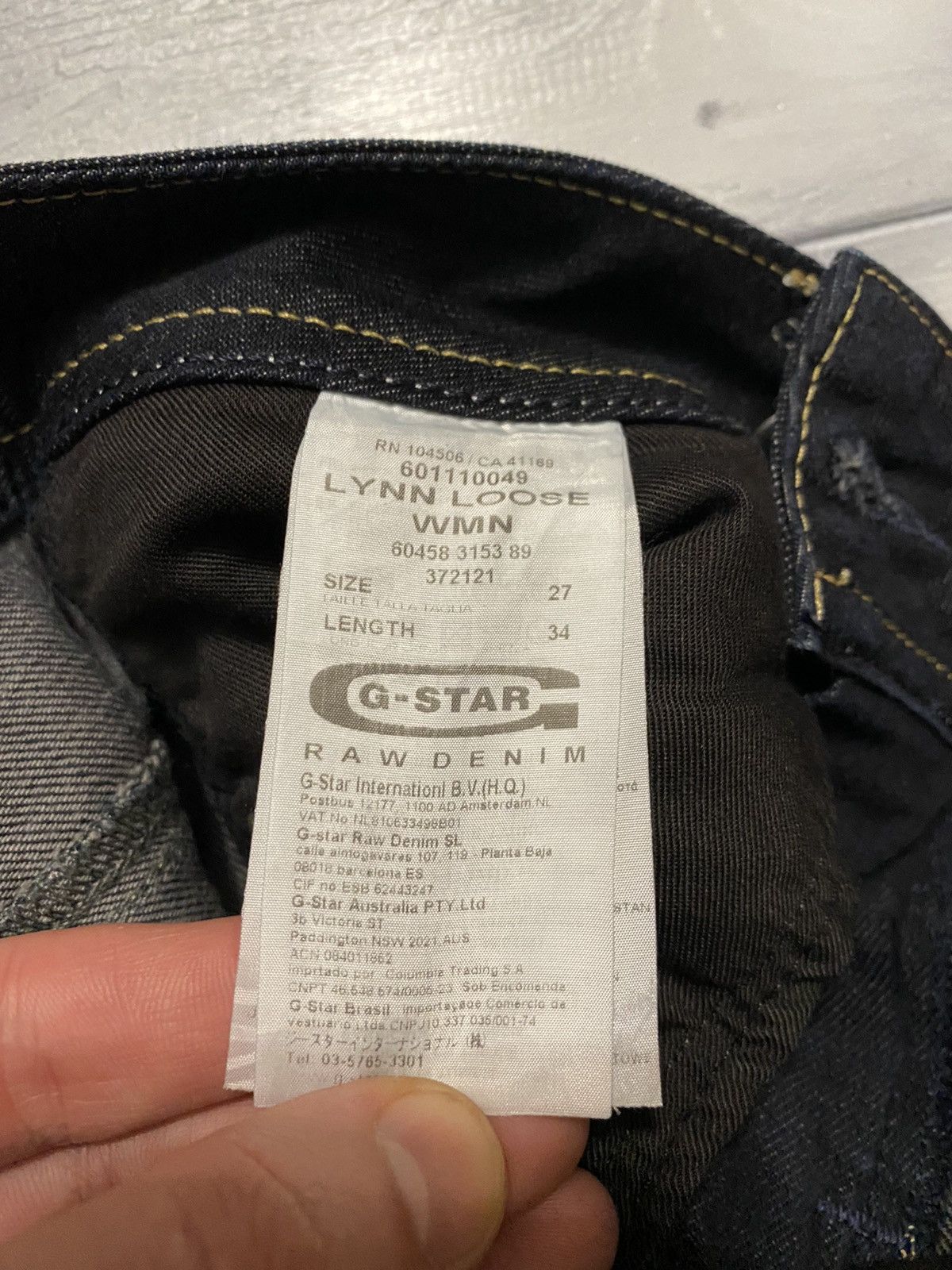 G-Star Rare Vintage Pants G-Star Raw Avant Garde Jeans. Size 27" / US 4 / IT 40 - 11 Thumbnail