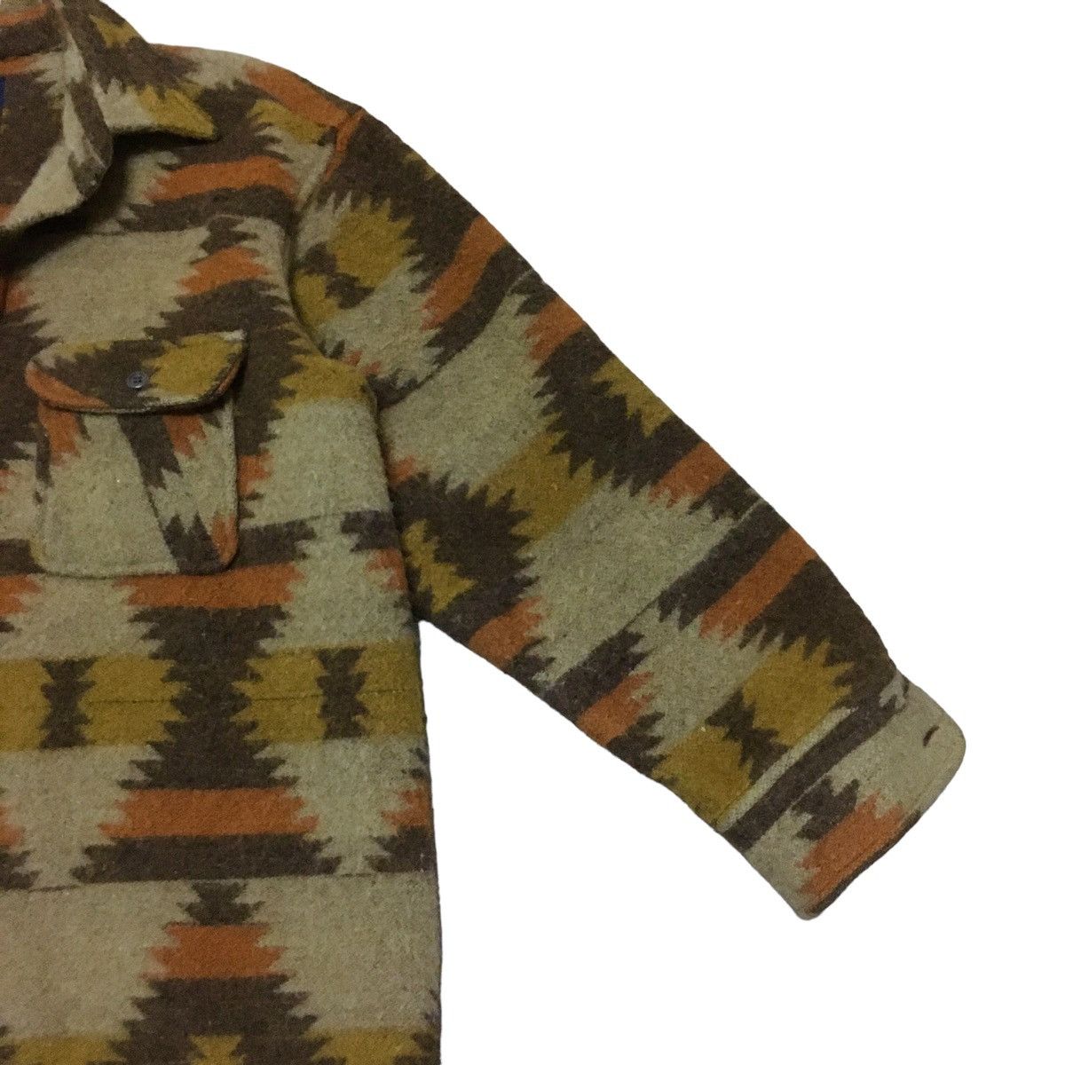 Vintage Rare Design Vintage Japanese Brand Navajo Wool Shirt 1990s Size US L / EU 52-54 / 3 - 5 Thumbnail