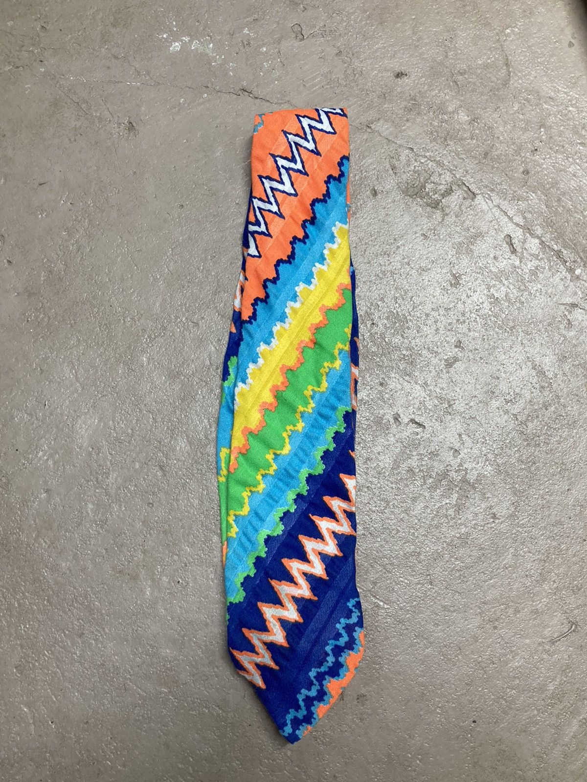 Vintage 60s 70s handmade homemade necktie psychedelic tie