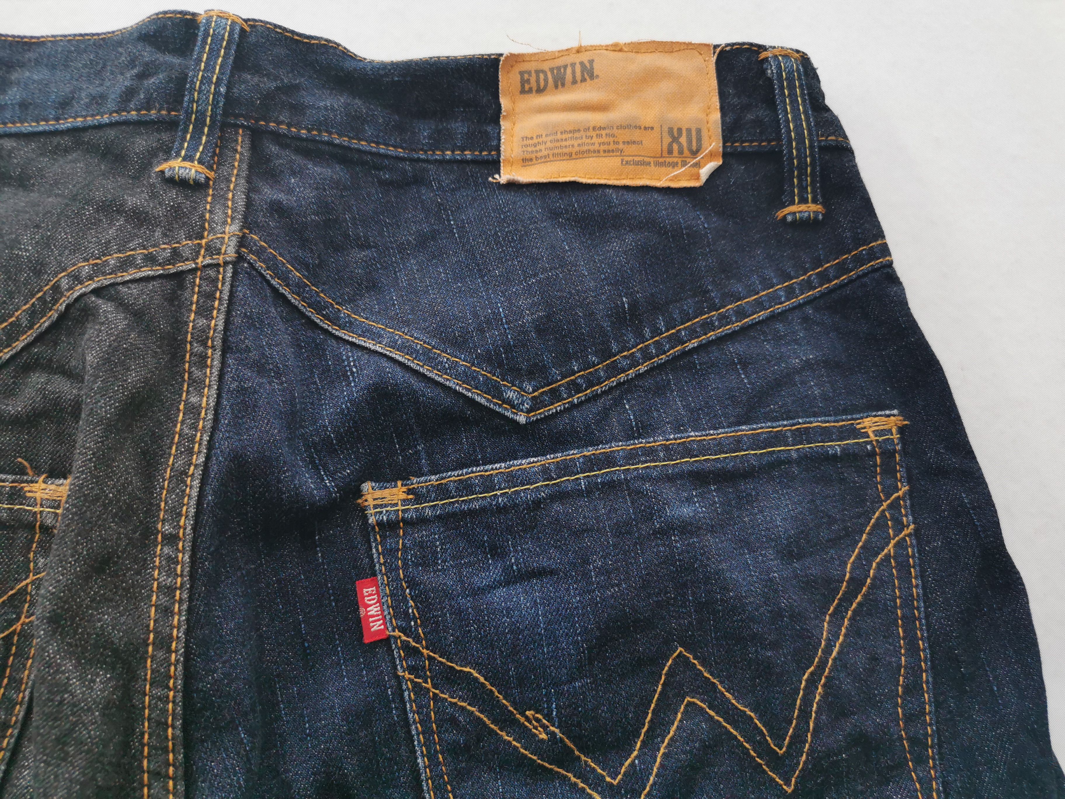 Vintage Edwin XV Patchwork Denim Made In Japan Size 36/33x36
