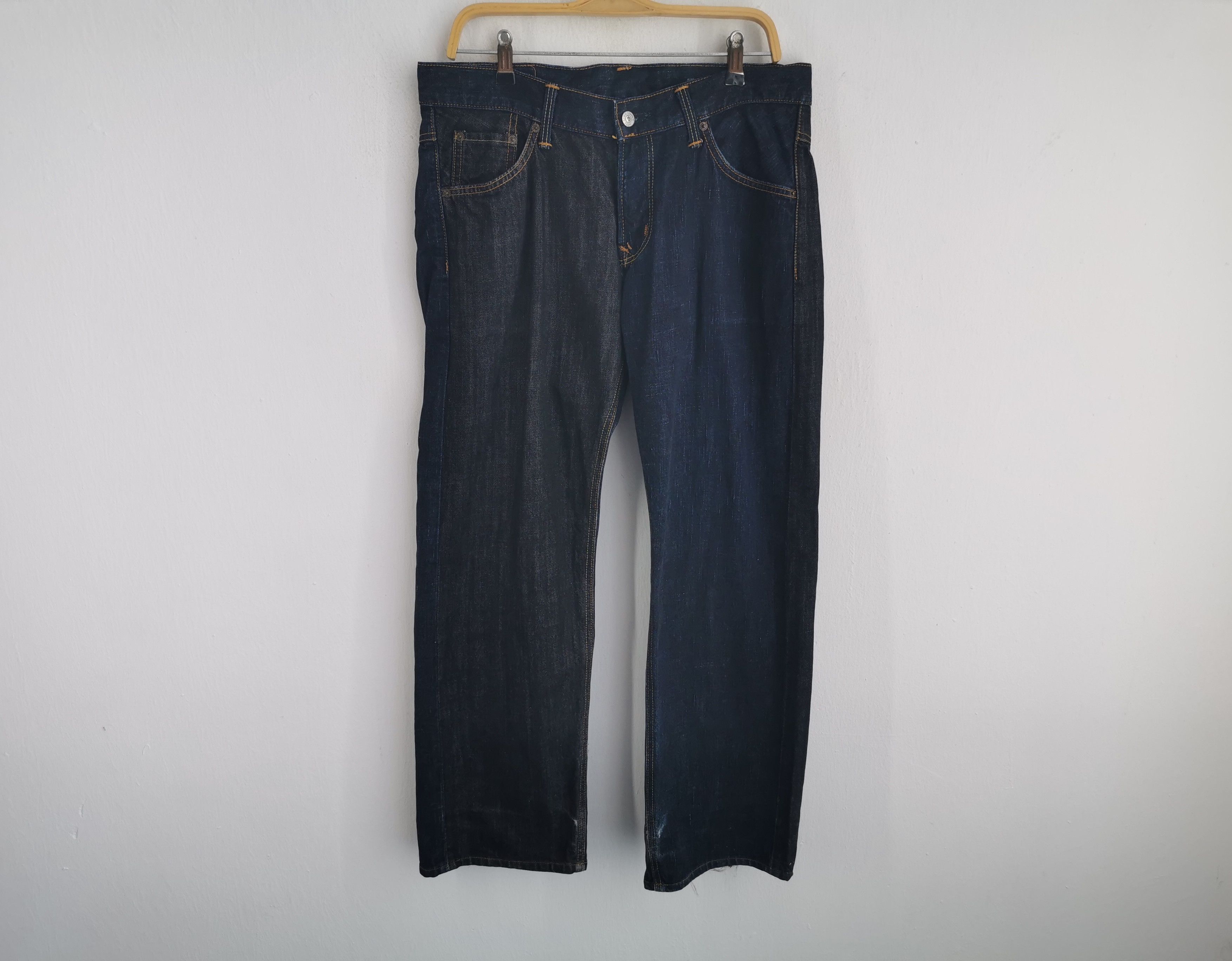 Vintage Edwin XV Patchwork Denim Made In Japan Size 36/33x36