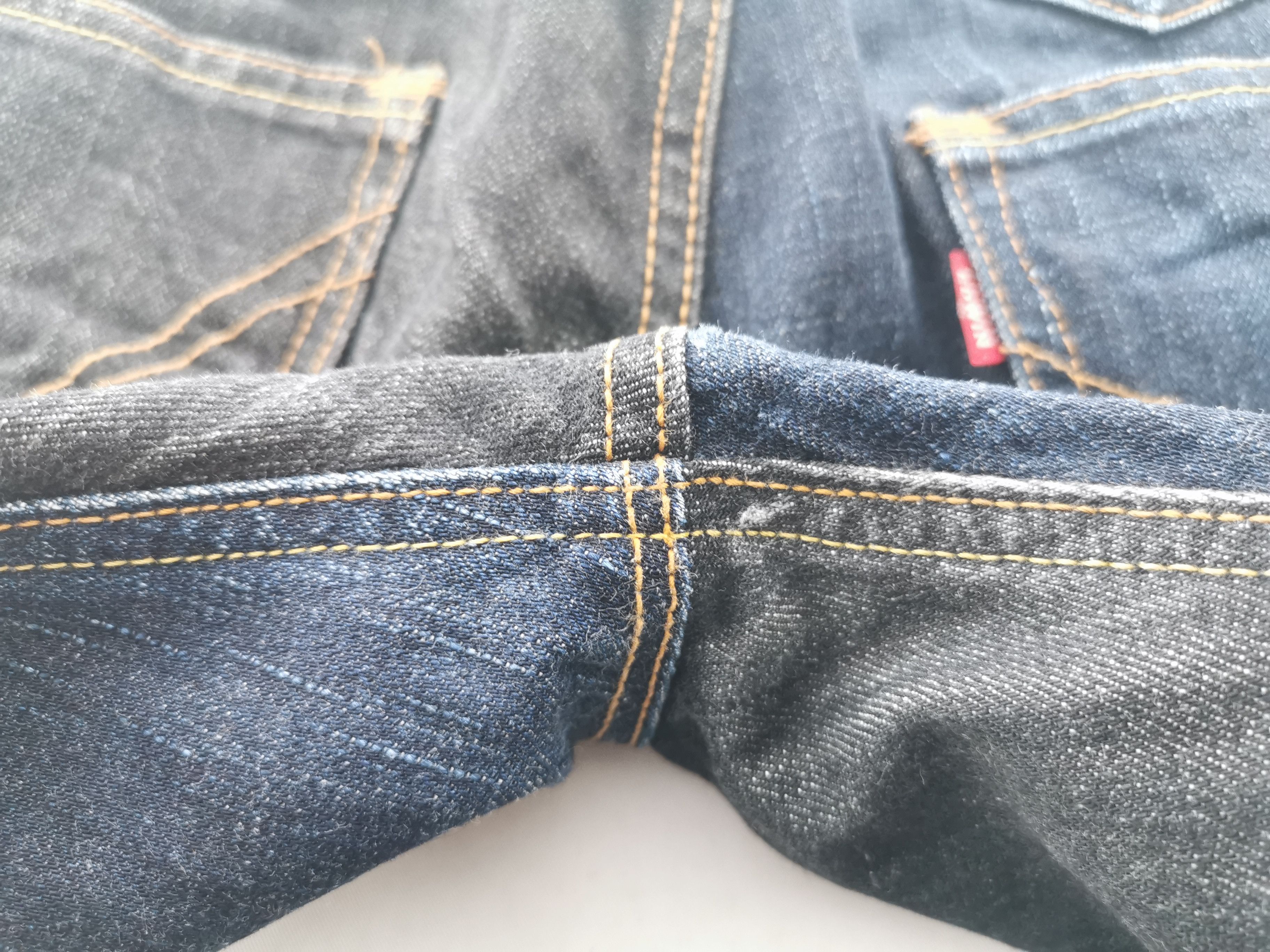 Vintage Edwin XV Patchwork Denim Made In Japan Size 36/33x36