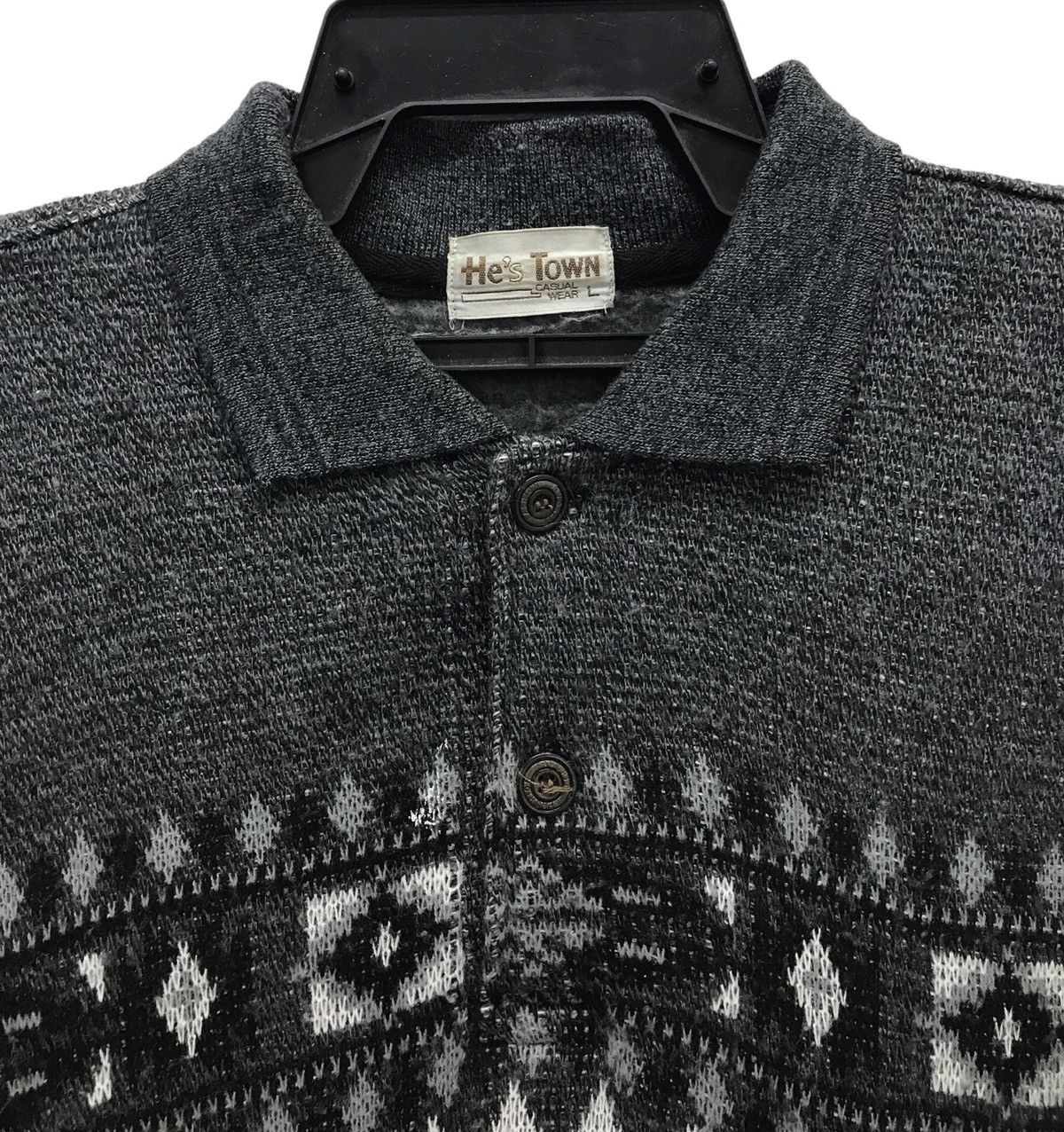 Japanese Brand He’s Town Sibelian Husky KNITWEAR Size US L / EU 52-54 / 3 - 3 Thumbnail