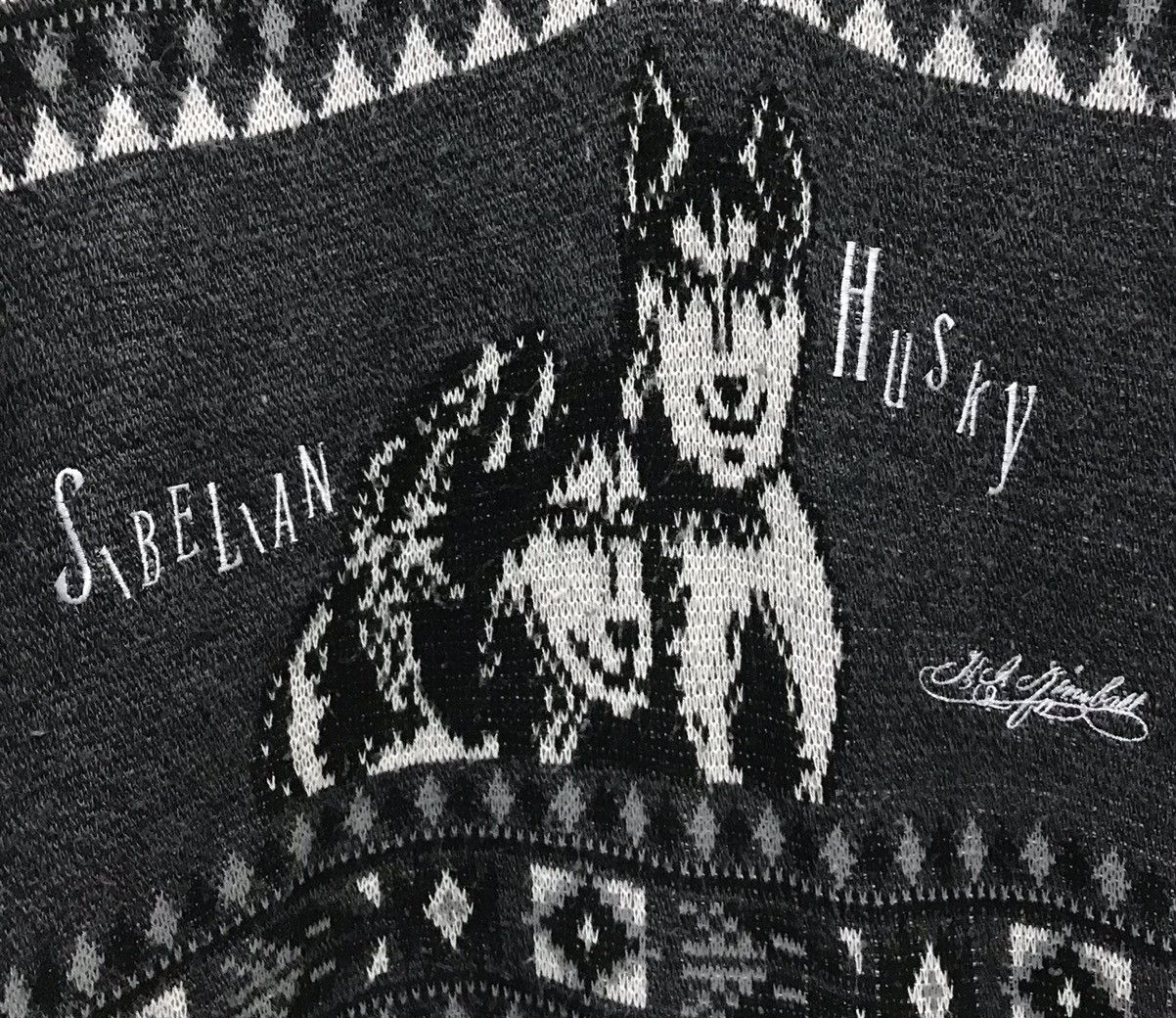 Japanese Brand He’s Town Sibelian Husky KNITWEAR Size US L / EU 52-54 / 3 - 5 Thumbnail