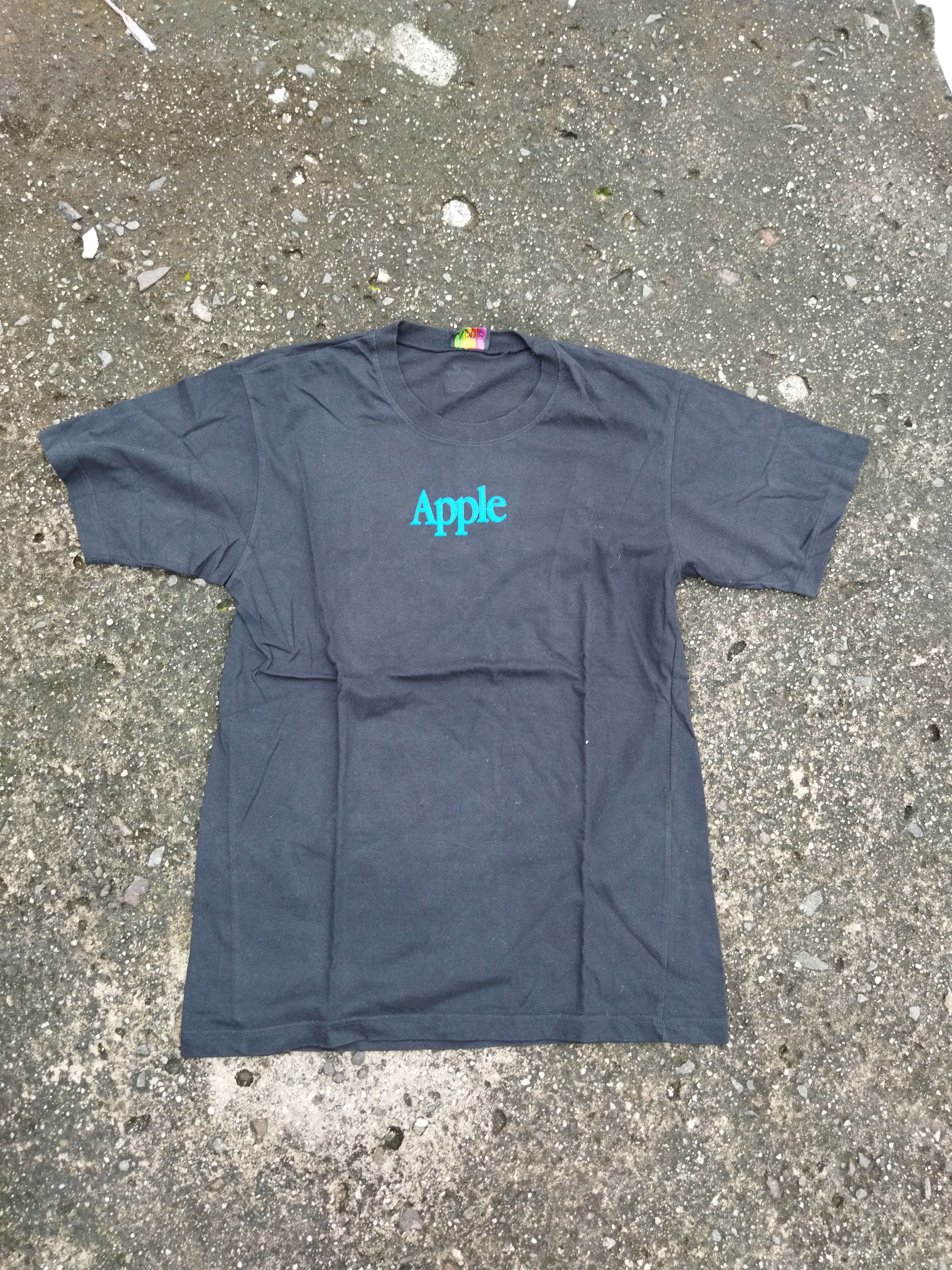 vintage Apple font logo