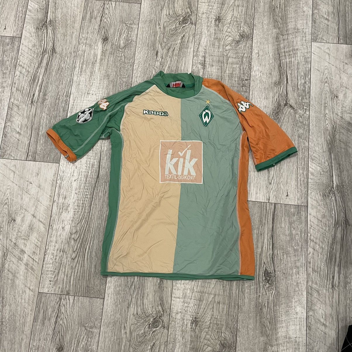 KAPPA JERSEY WERDER BREMEN fora camisa kik frings match worn