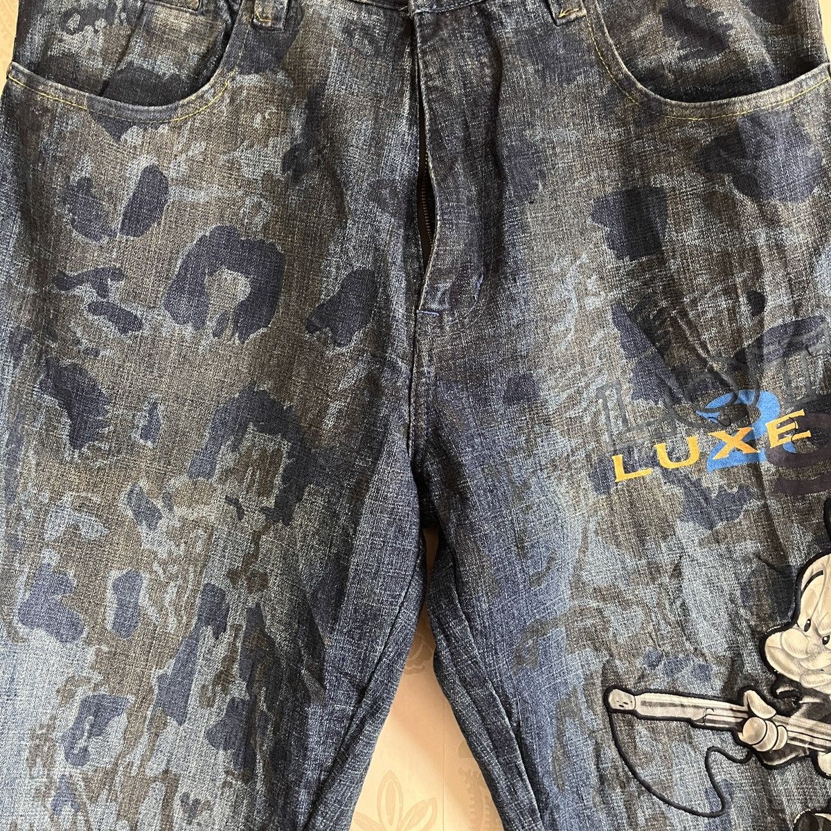 Cartoon Network × Luxe Rare Looney Tunes X Luxe Denim Jeans Baggy Cut Size US 37 - 13 Thumbnail