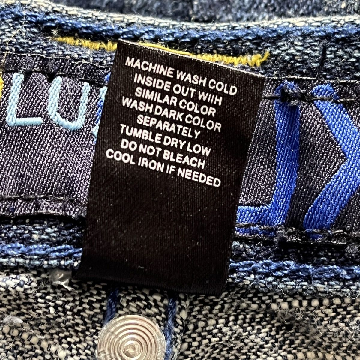 Cartoon Network × Luxe Rare Looney Tunes X Luxe Denim Jeans Baggy Cut Size US 37 - 5 Thumbnail