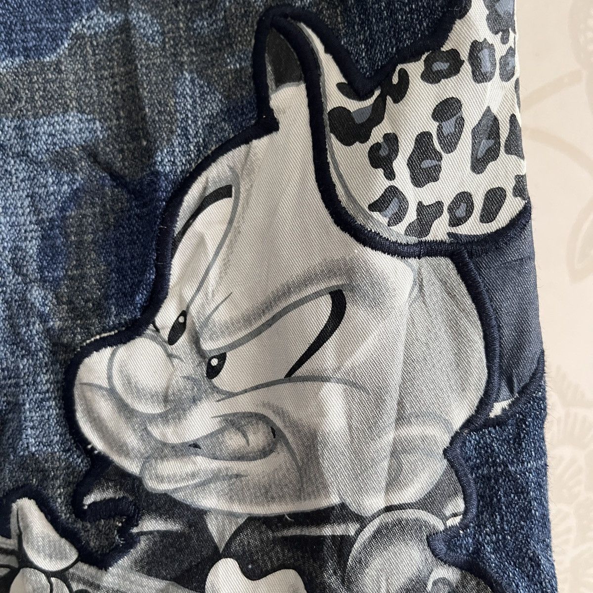 Cartoon Network × Luxe Rare Looney Tunes X Luxe Denim Jeans Baggy Cut Size US 37 - 11 Thumbnail