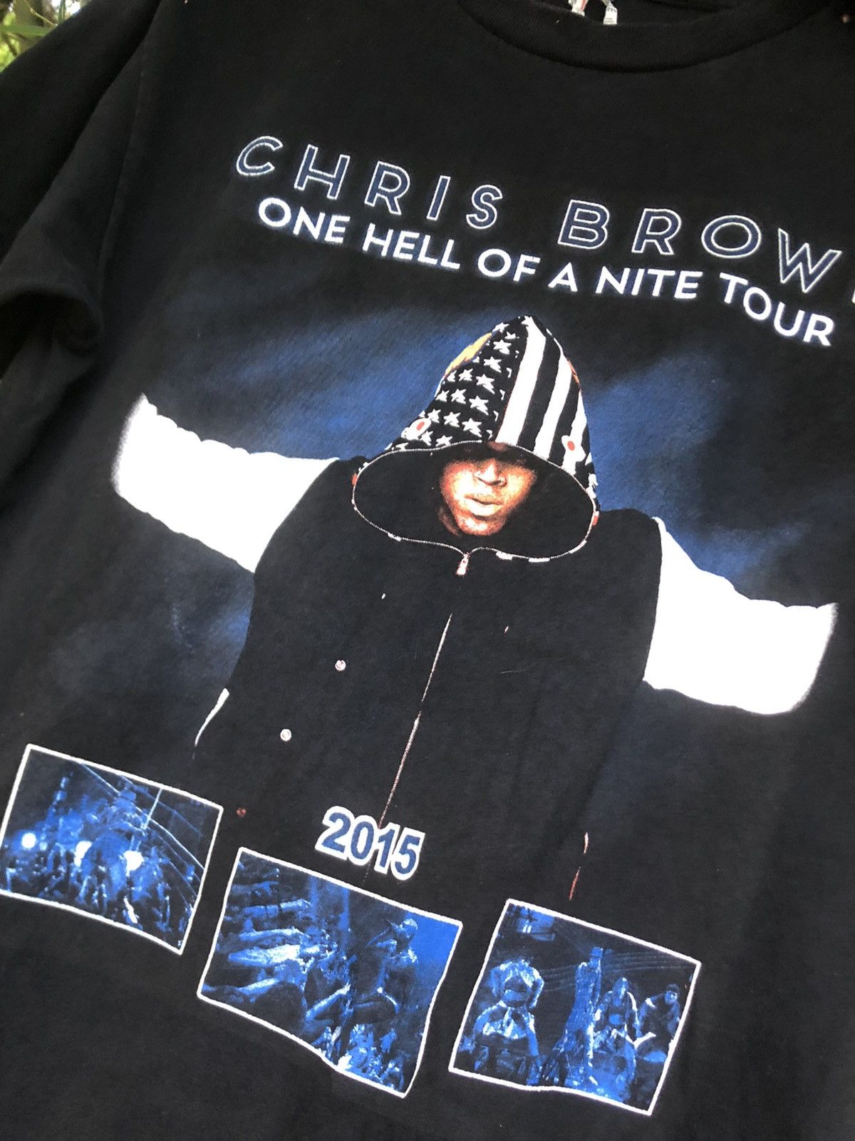 Band Tees Rare Chris Brown Original Tour tee Size US M / EU 48-50 / 2 - 2 Thumbnail