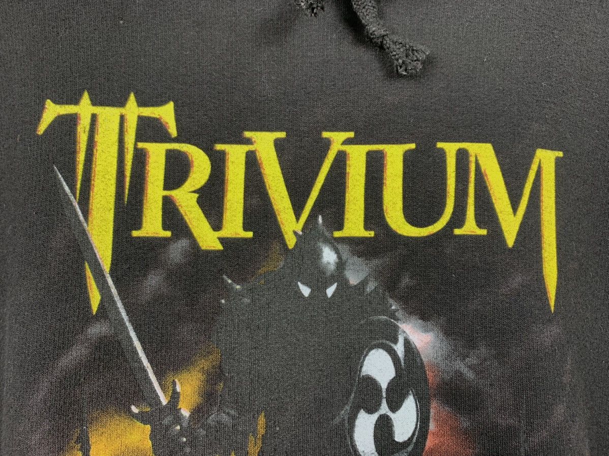 Vintage Trivium vintage hoodie big logo 00s black metal Size US L / EU 52-54 / 3 - 6 Thumbnail