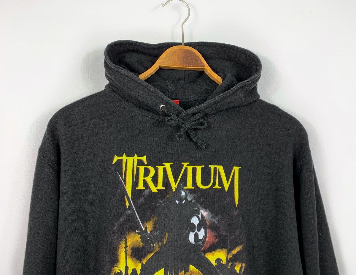 Band Tees × Vintage Trivium vintage hoodie big logo 00s black metal Size US L / EU 52-54 / 3 - 2 Thumbnail