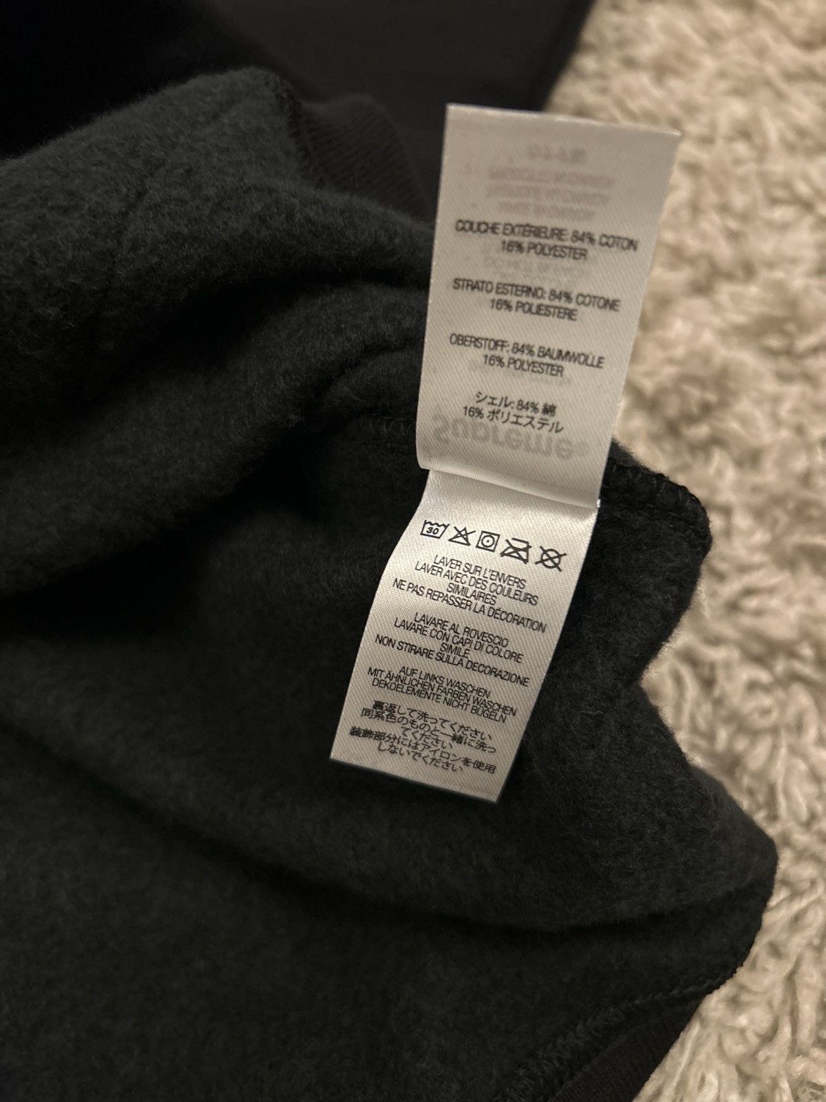 Supreme Supreme bling box hooded sweat black Size US L / EU 52-54 / 3 - 6 Thumbnail