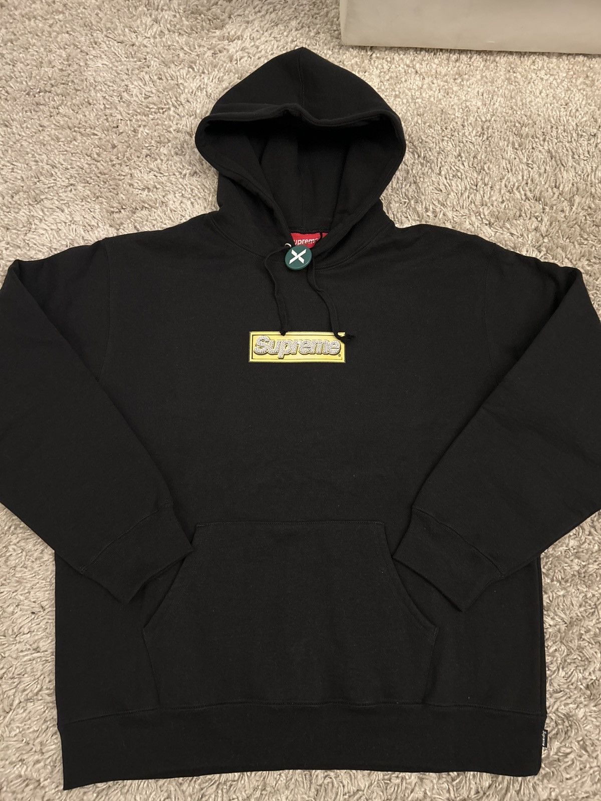 Supreme Supreme bling box hooded sweat black Size US L / EU 52-54 / 3 - 1 Thumbnail
