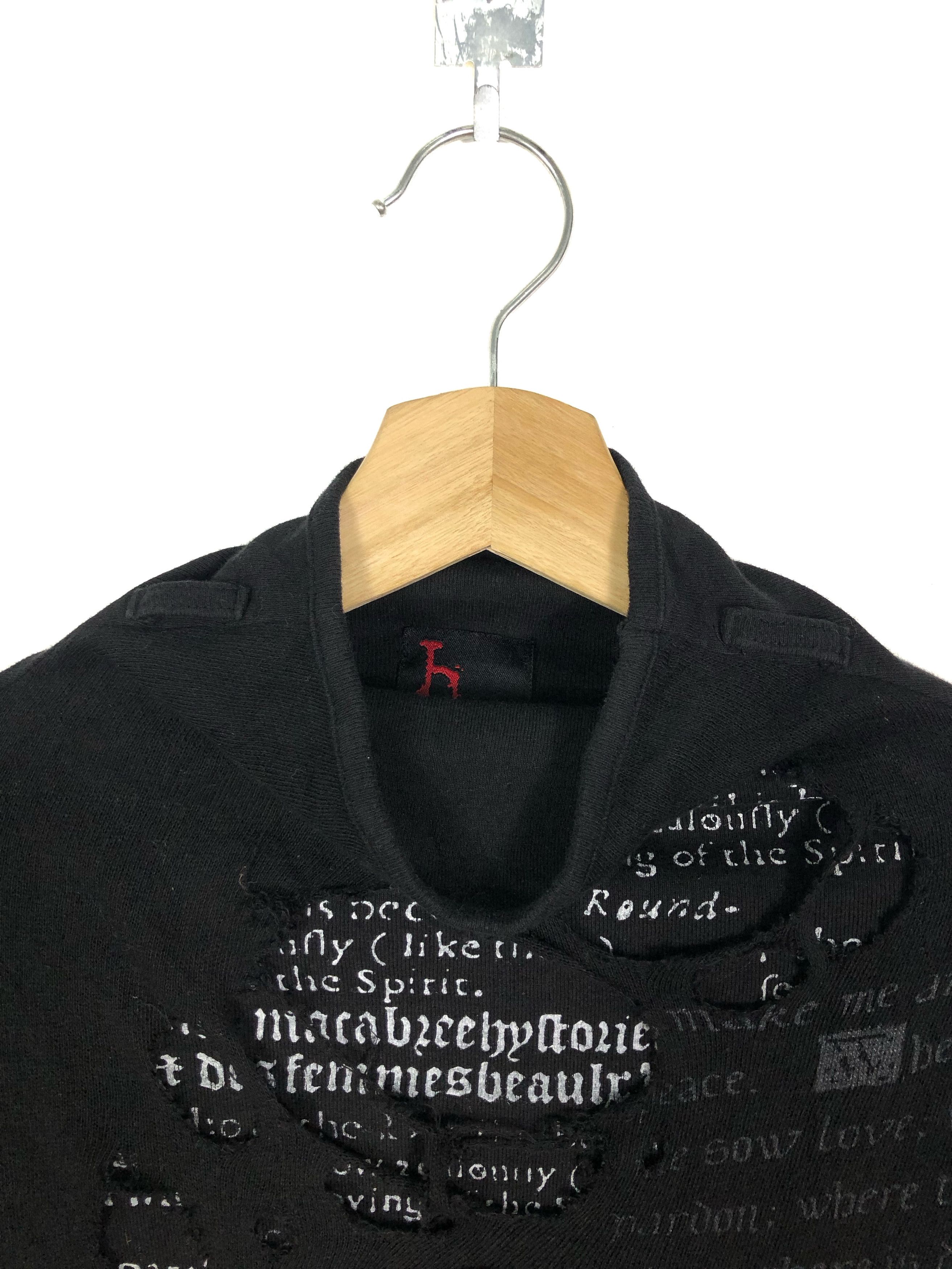 Japanese Brand VTG H. ANARCHY PUNK DEVIL MOTIVES DOUBLE TRASH LAYER SHIRT Size US S / EU 44-46 / 1 - 8 Thumbnail