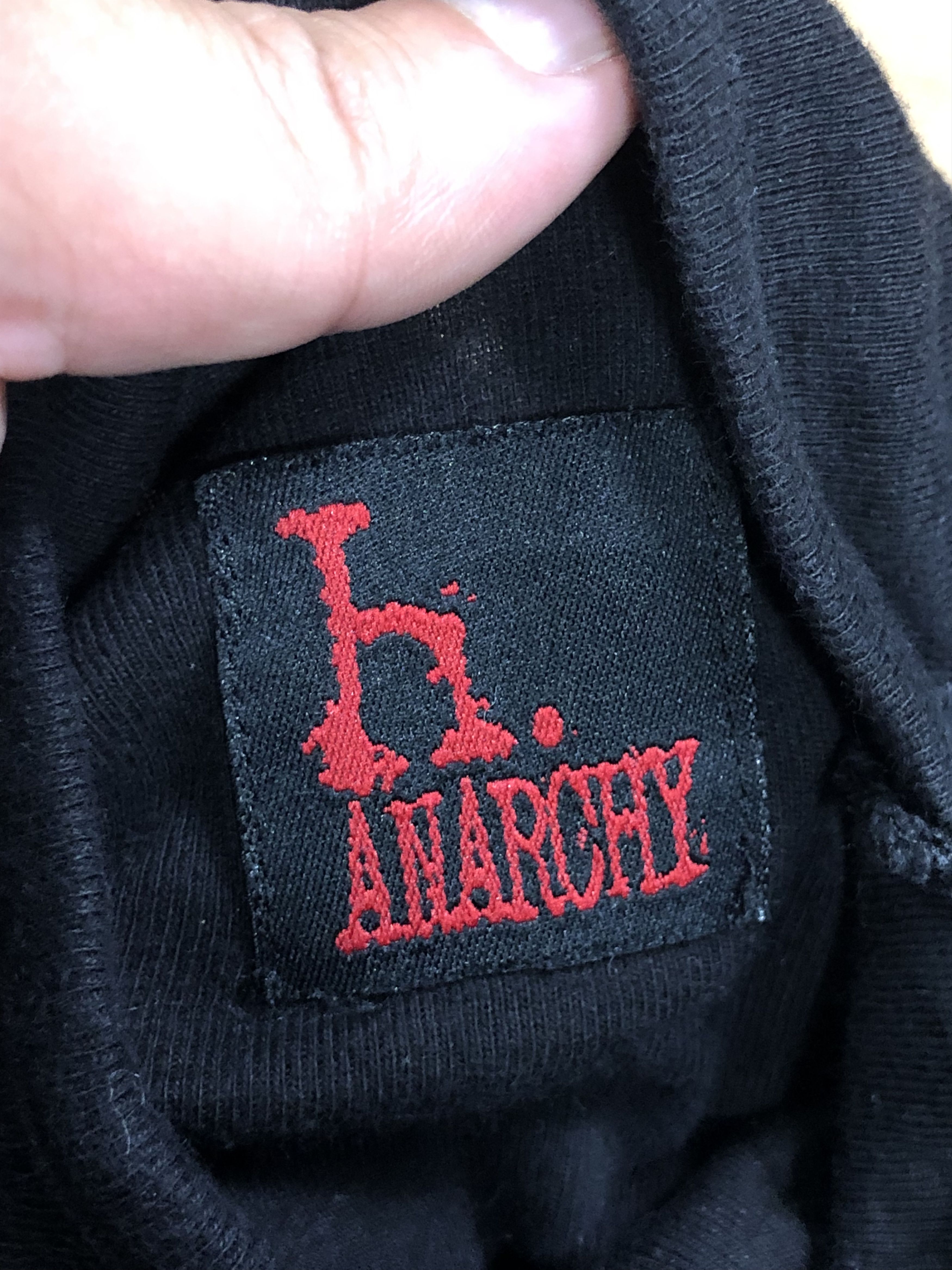 Japanese Brand VTG H. ANARCHY PUNK DEVIL MOTIVES DOUBLE TRASH LAYER SHIRT Size US S / EU 44-46 / 1 - 10 Thumbnail