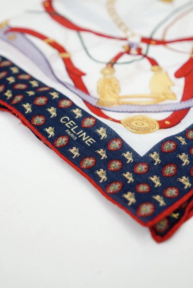 CELINE Bandana/Handkerchief/Pocketsquare