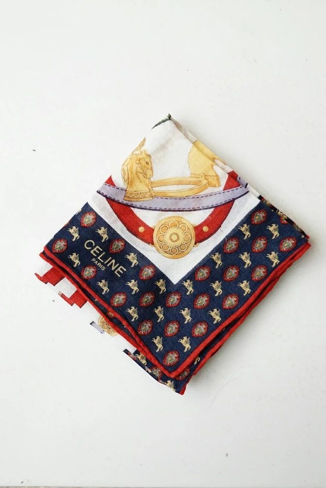CELINE Bandana/Handkerchief/Pocketsquare