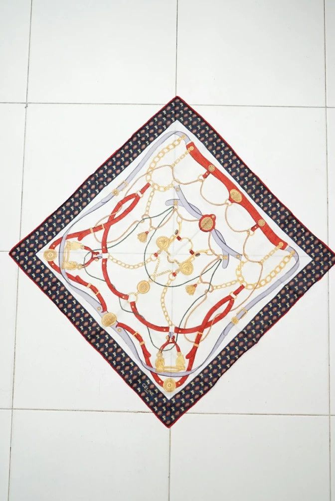 CELINE Bandana/Handkerchief/Pocketsquare