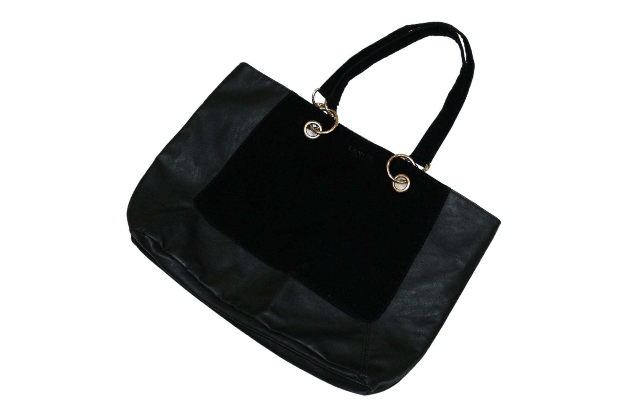 Lanvin Lanvin Paris Faux Leather Big Tote Bag Size ONE SIZE - 1 Thumbnail
