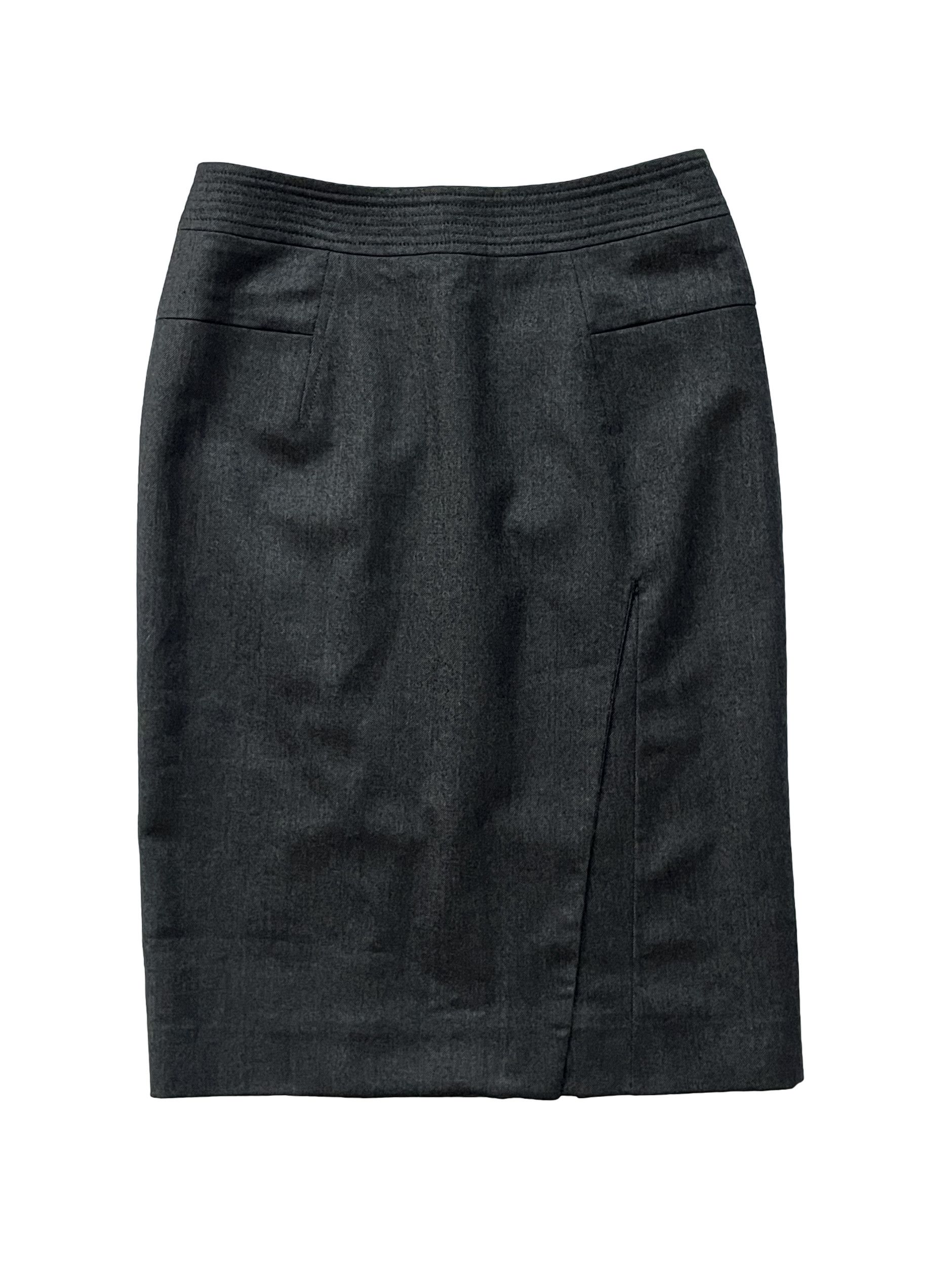 Tom Ford ⚡️QUICK SALE⚡️Tom Ford Dark Grey Slim Skirt with Split Size 25" / US 0 / IT 36 - 1 Thumbnail