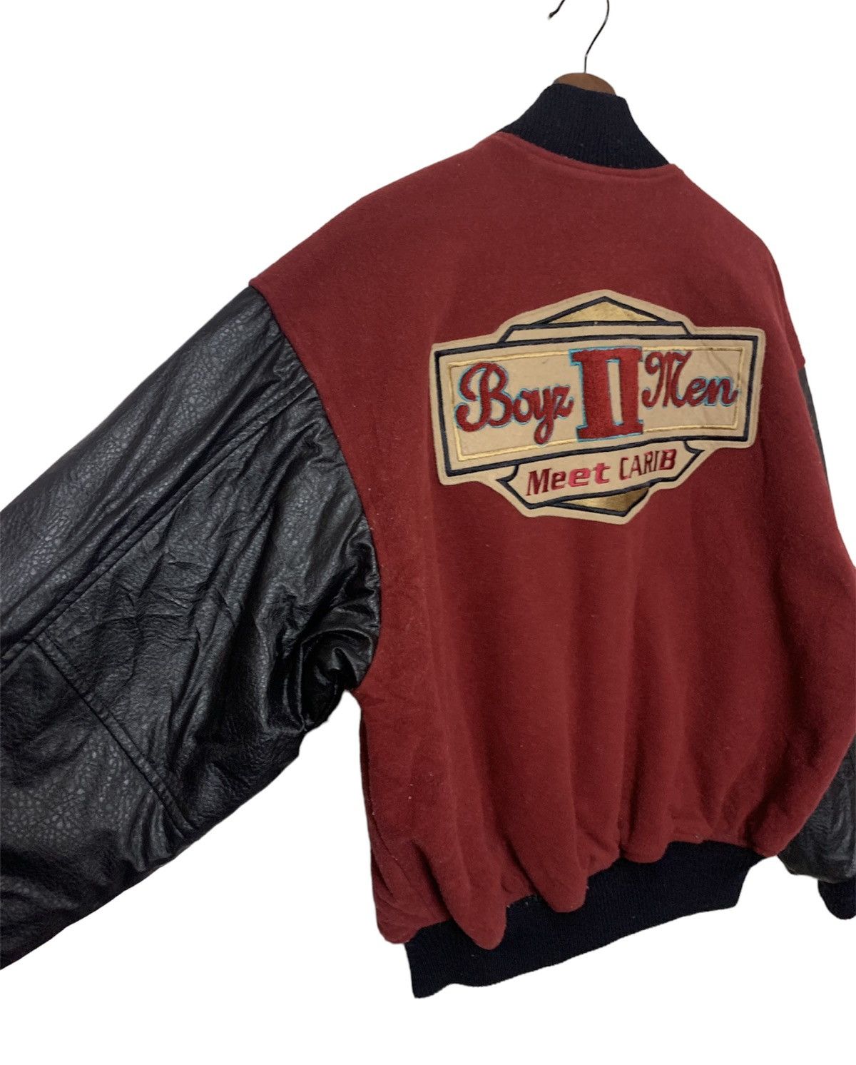 Rap Tees Vintage BOYZ II MEN x TOYOTA Stadium Varsity Jacket Promo Size US L / EU 52-54 / 3 - 2 Thumbnail