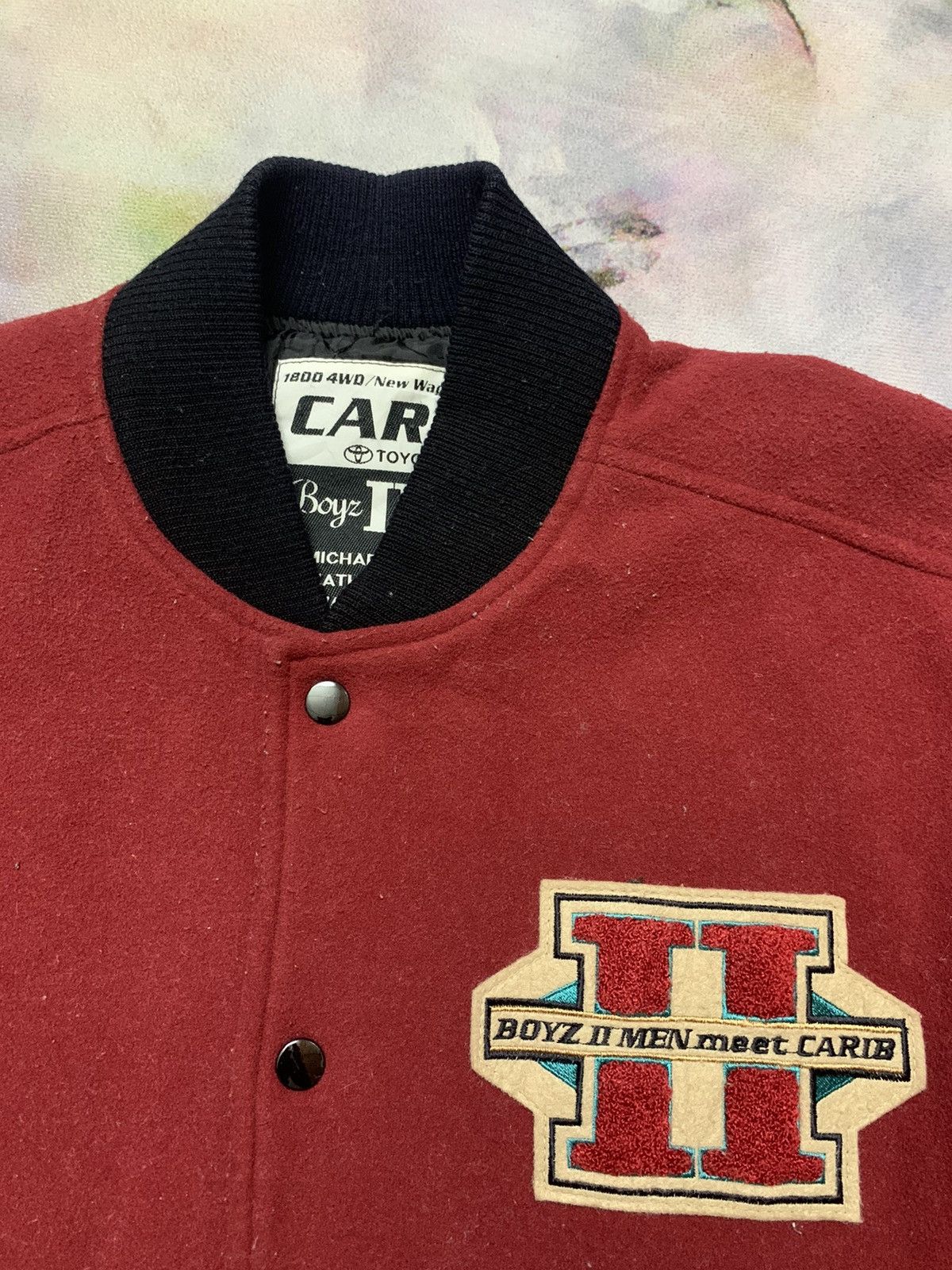 Rap Tees Vintage BOYZ II MEN x TOYOTA Stadium Varsity Jacket Promo Size US L / EU 52-54 / 3 - 11 Thumbnail