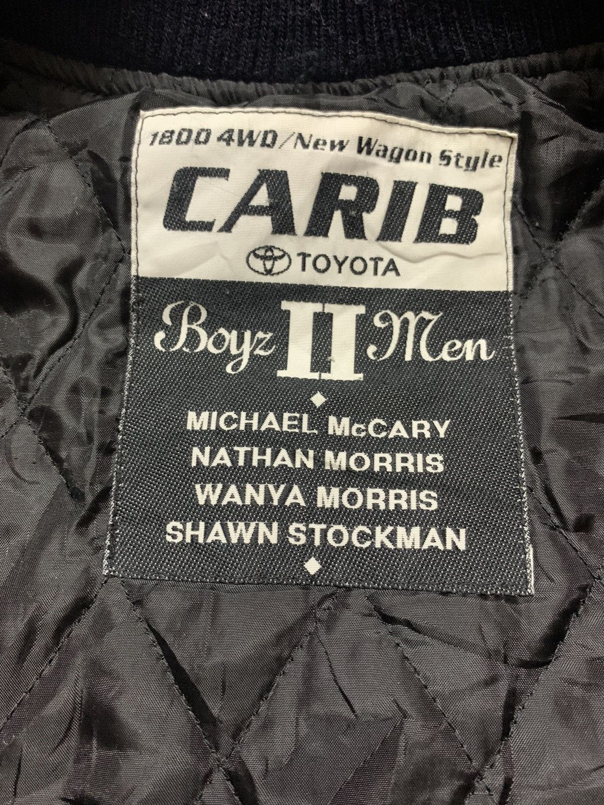 Rap Tees Vintage BOYZ II MEN x TOYOTA Stadium Varsity Jacket Promo Size US L / EU 52-54 / 3 - 10 Thumbnail