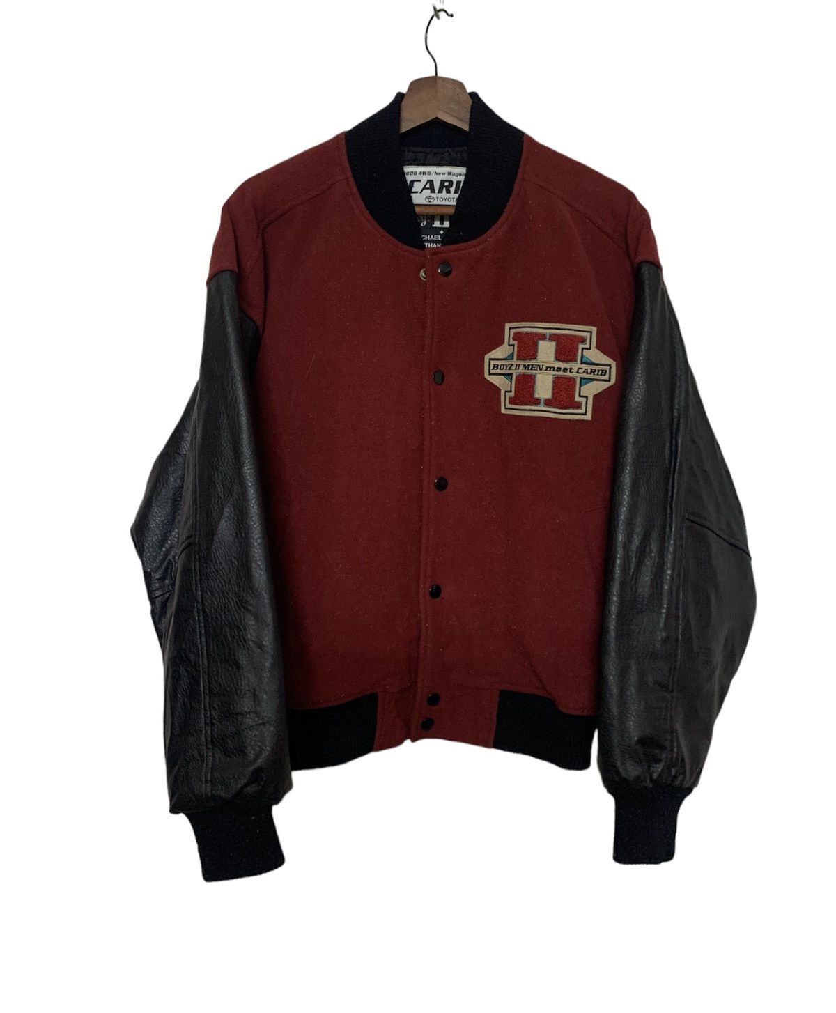Rap Tees Vintage BOYZ II MEN x TOYOTA Stadium Varsity Jacket Promo Size US L / EU 52-54 / 3 - 3 Thumbnail