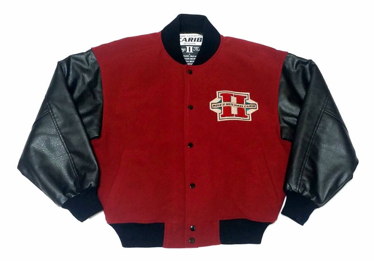 Rap Tees Vintage BOYZ II MEN x TOYOTA Stadium Varsity Jacket Promo Size US L / EU 52-54 / 3 - 4 Thumbnail
