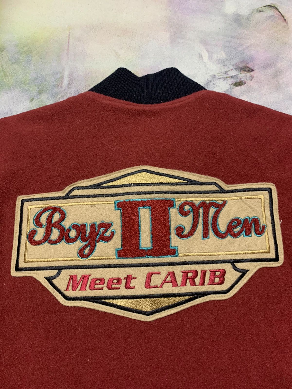 Rap Tees Vintage BOYZ II MEN x TOYOTA Stadium Varsity Jacket Promo Size US L / EU 52-54 / 3 - 7 Thumbnail