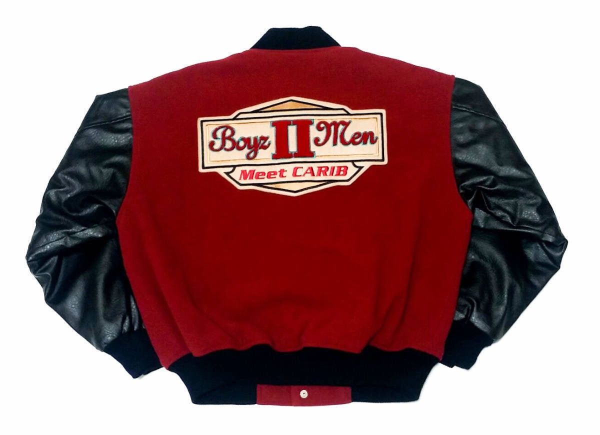 Rap Tees Vintage BOYZ II MEN x TOYOTA Stadium Varsity Jacket Promo Size US L / EU 52-54 / 3 - 6 Thumbnail