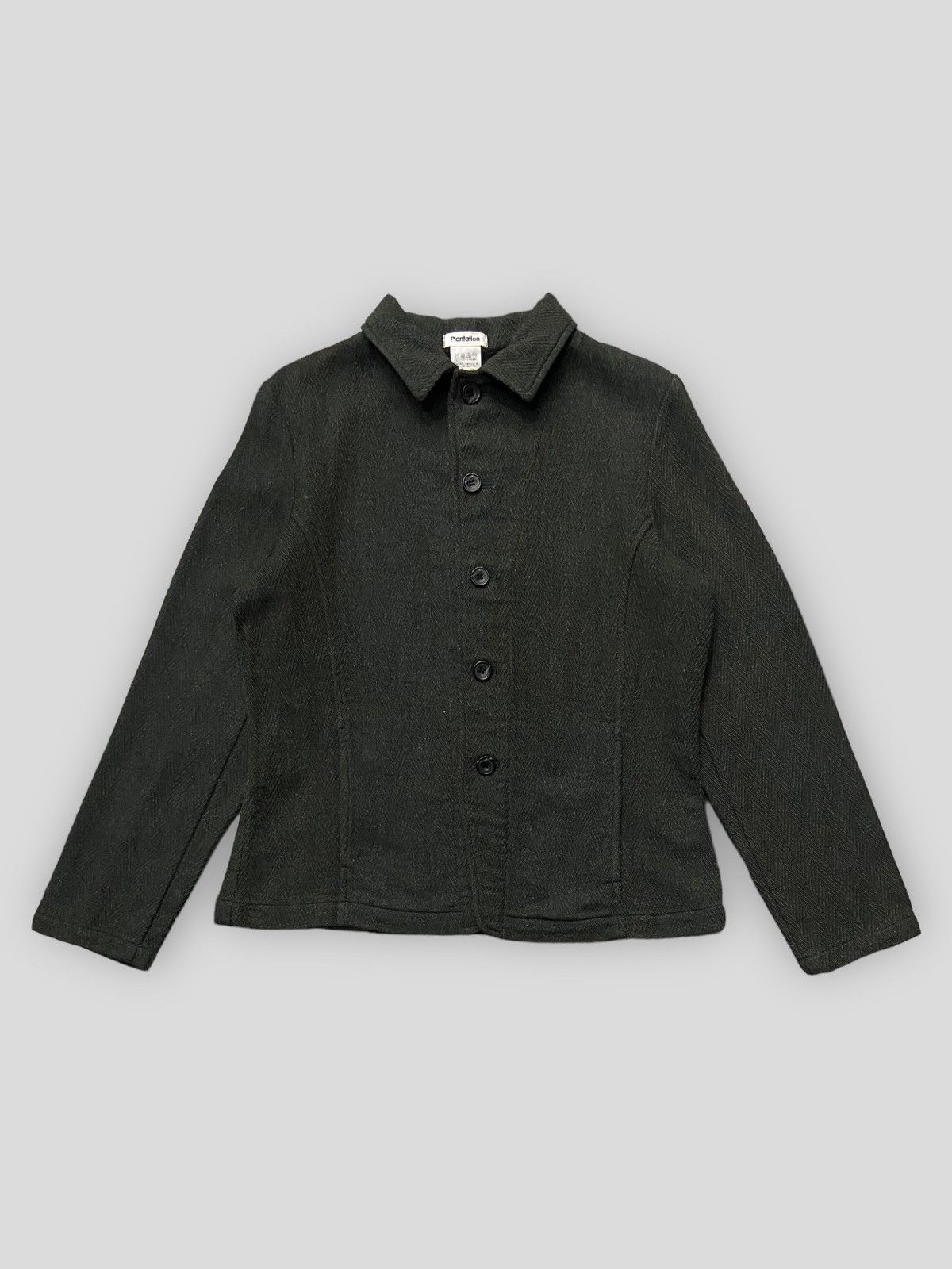 Vintage Plantation Issey Miyake Tweed Button Jacket