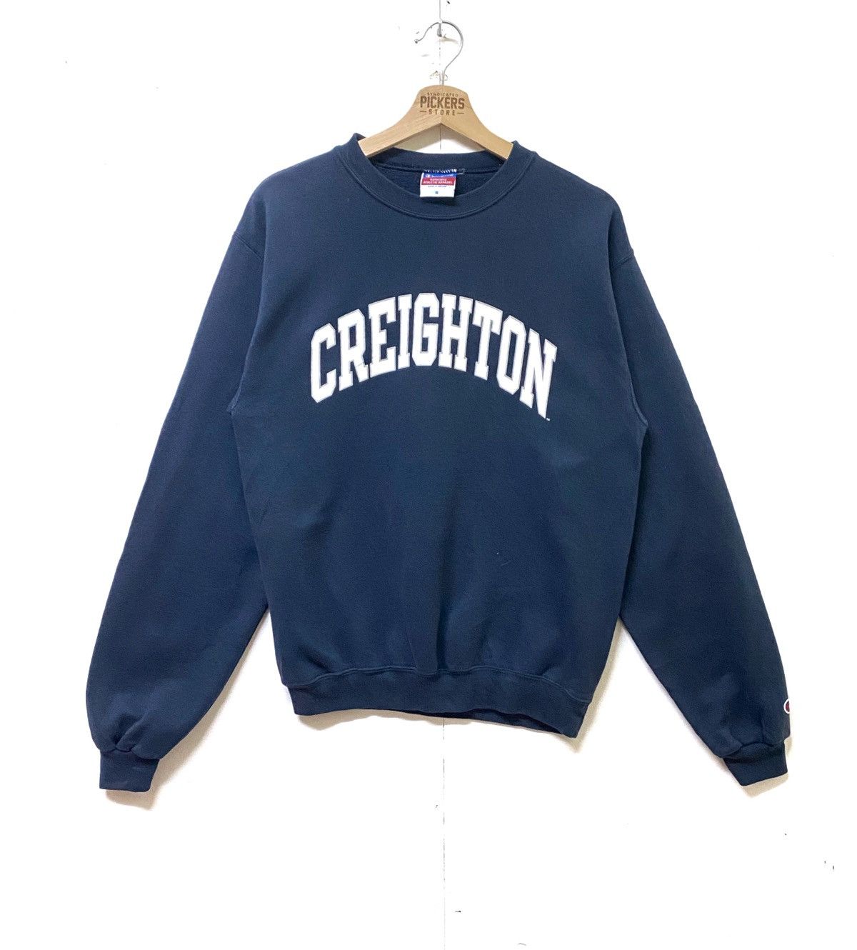 Champion × Creighton Champion Creighton Spellout Pullover Crewneck Small Black Size US S / EU 44-46 / 1 - 1 Thumbnail