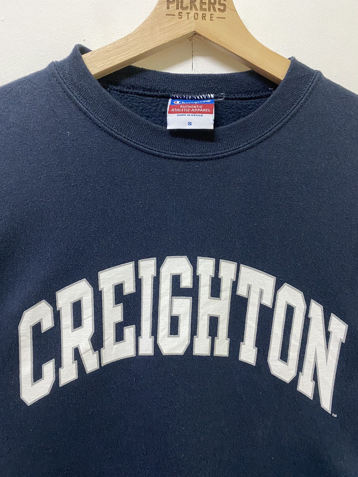 Champion × Creighton Champion Creighton Spellout Pullover Crewneck Small Black Size US S / EU 44-46 / 1 - 4 Thumbnail
