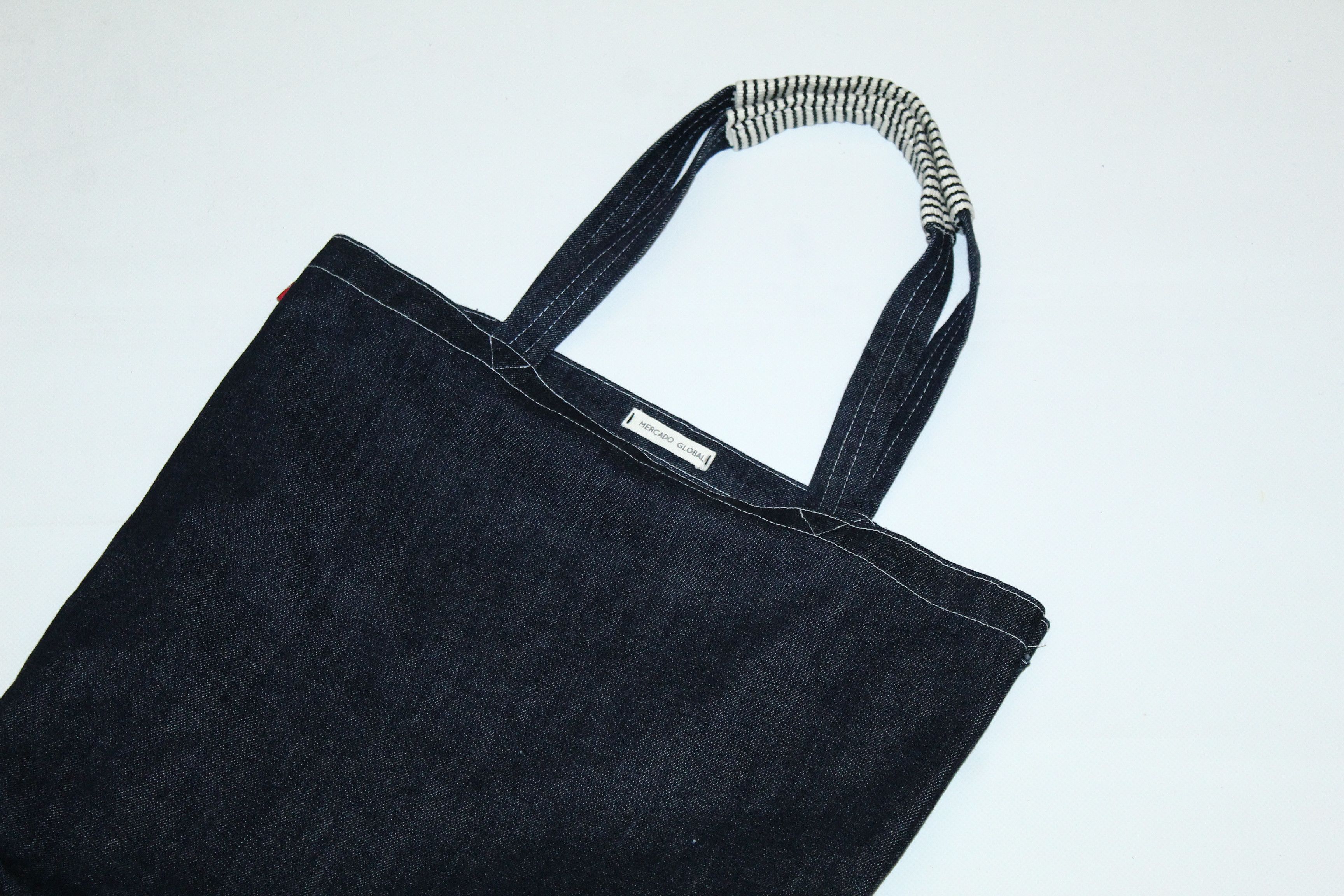 Indigo Levi's x Mercado Global Raw Indigo Denim Tote bag Size ONE SIZE - 2 Thumbnail