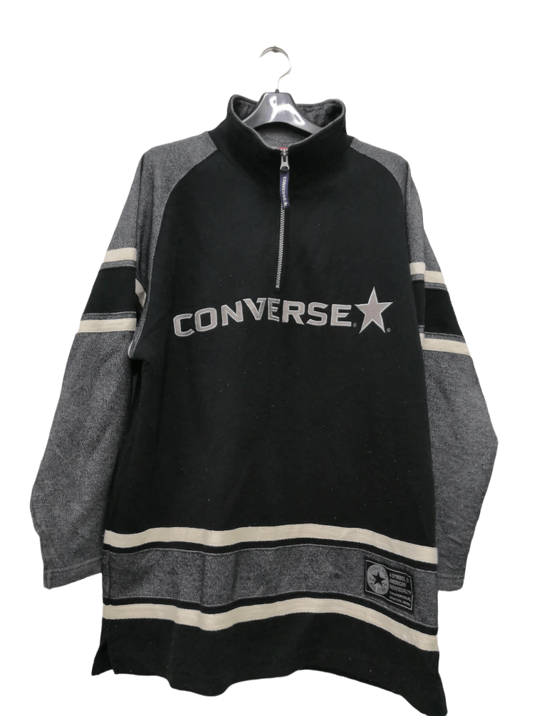 Converse Half Zipper Pullover Fleece Sweater