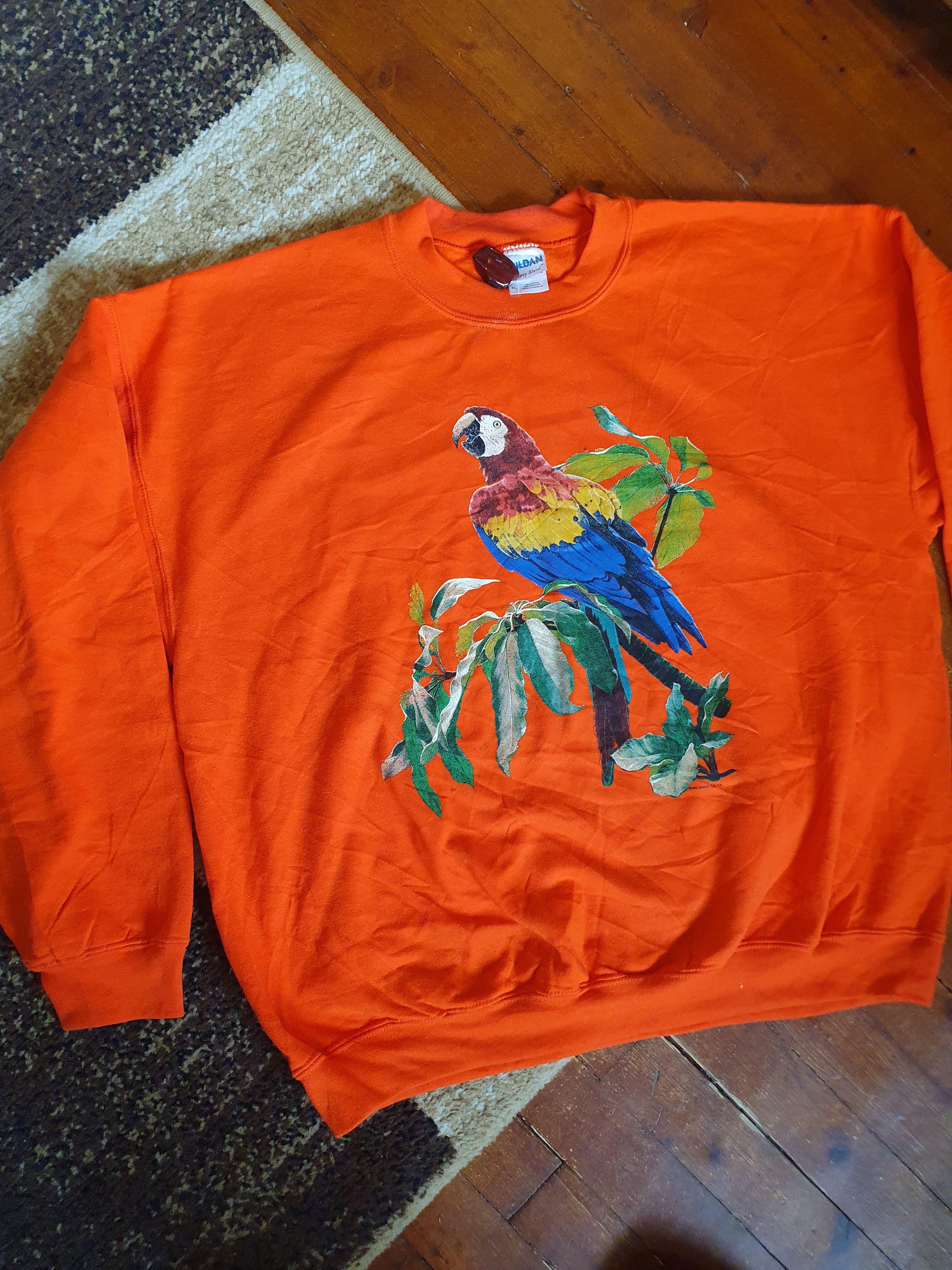 Gildan Gildan Parrot Bird SWAG sweatshirt,sz XL Size US XL / EU 56 / 4 - 3 Thumbnail