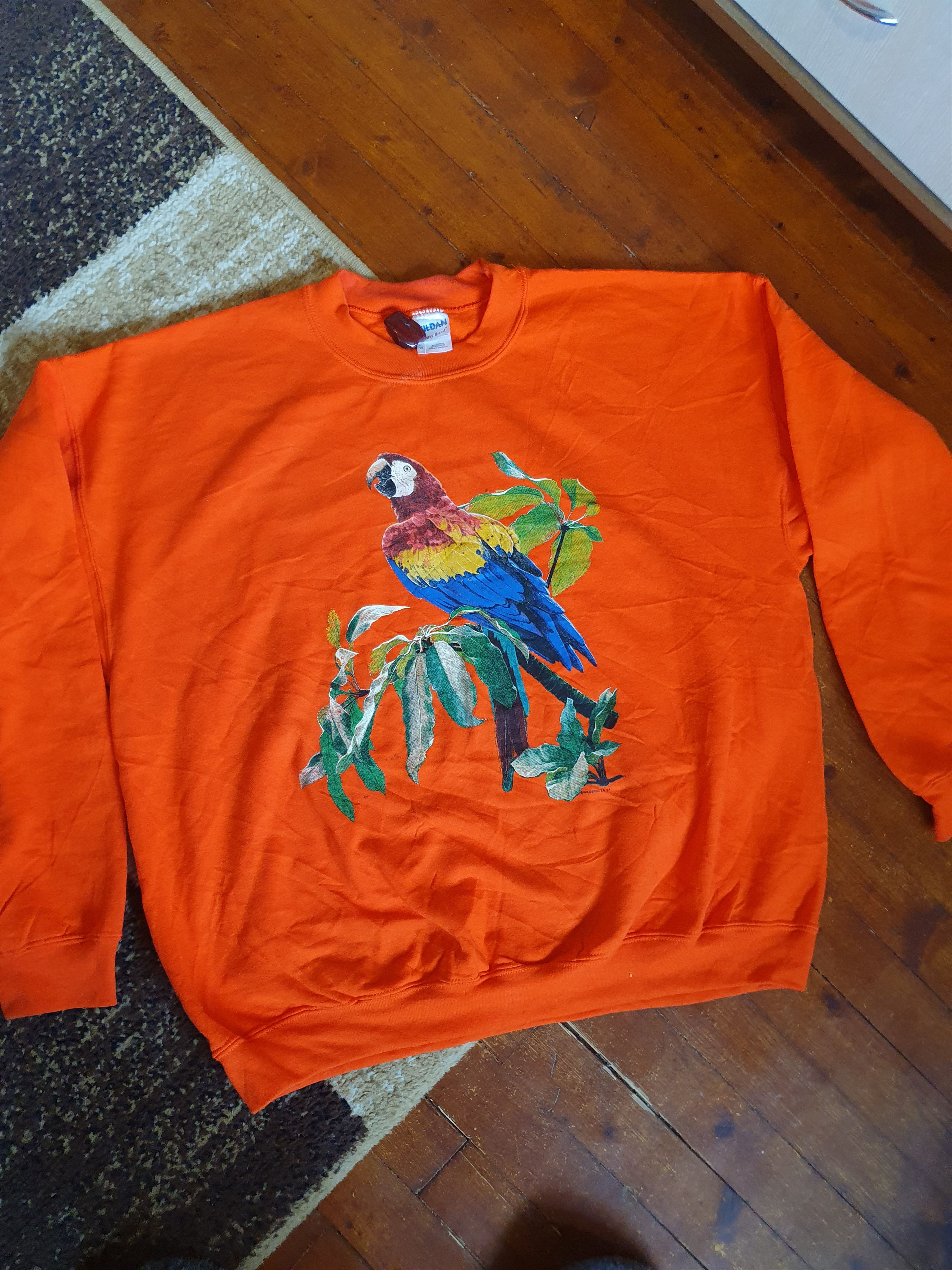 Gildan Gildan Parrot Bird SWAG sweatshirt,sz XL Size US XL / EU 56 / 4 - 2 Thumbnail
