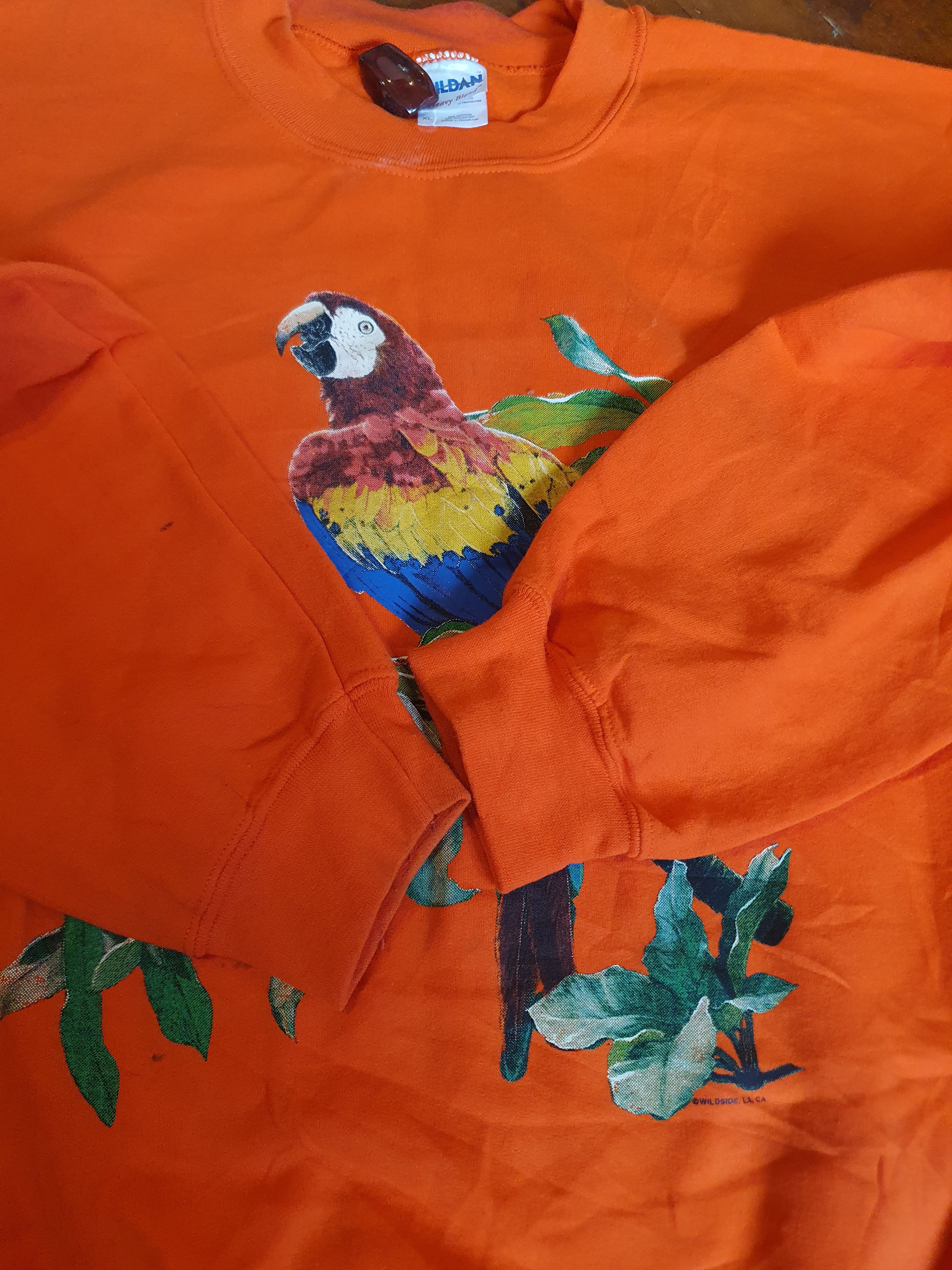 Gildan Gildan Parrot Bird SWAG sweatshirt,sz XL Size US XL / EU 56 / 4 - 11 Thumbnail