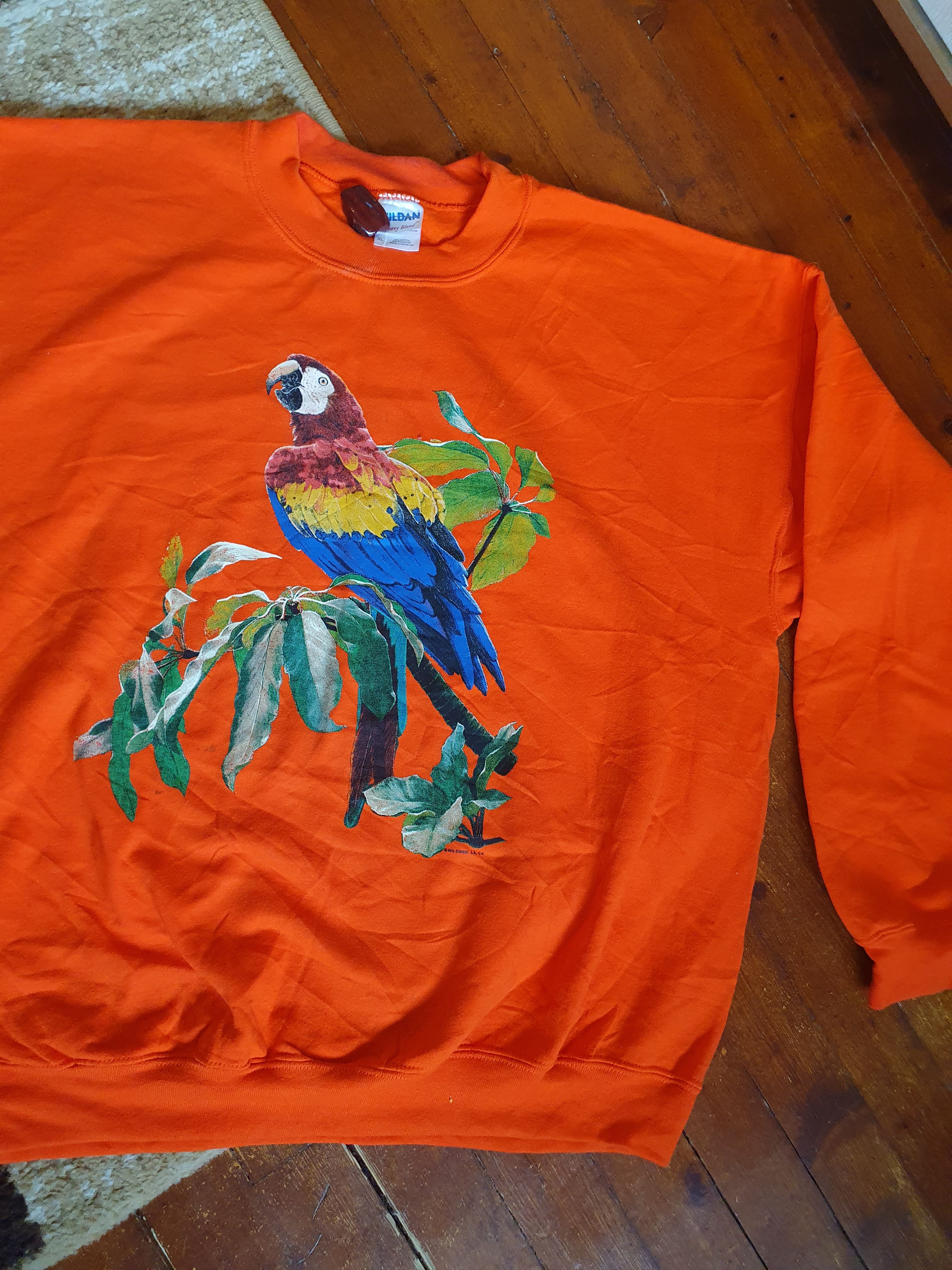 Gildan Gildan Parrot Bird SWAG sweatshirt,sz XL Size US XL / EU 56 / 4 - 1 Thumbnail