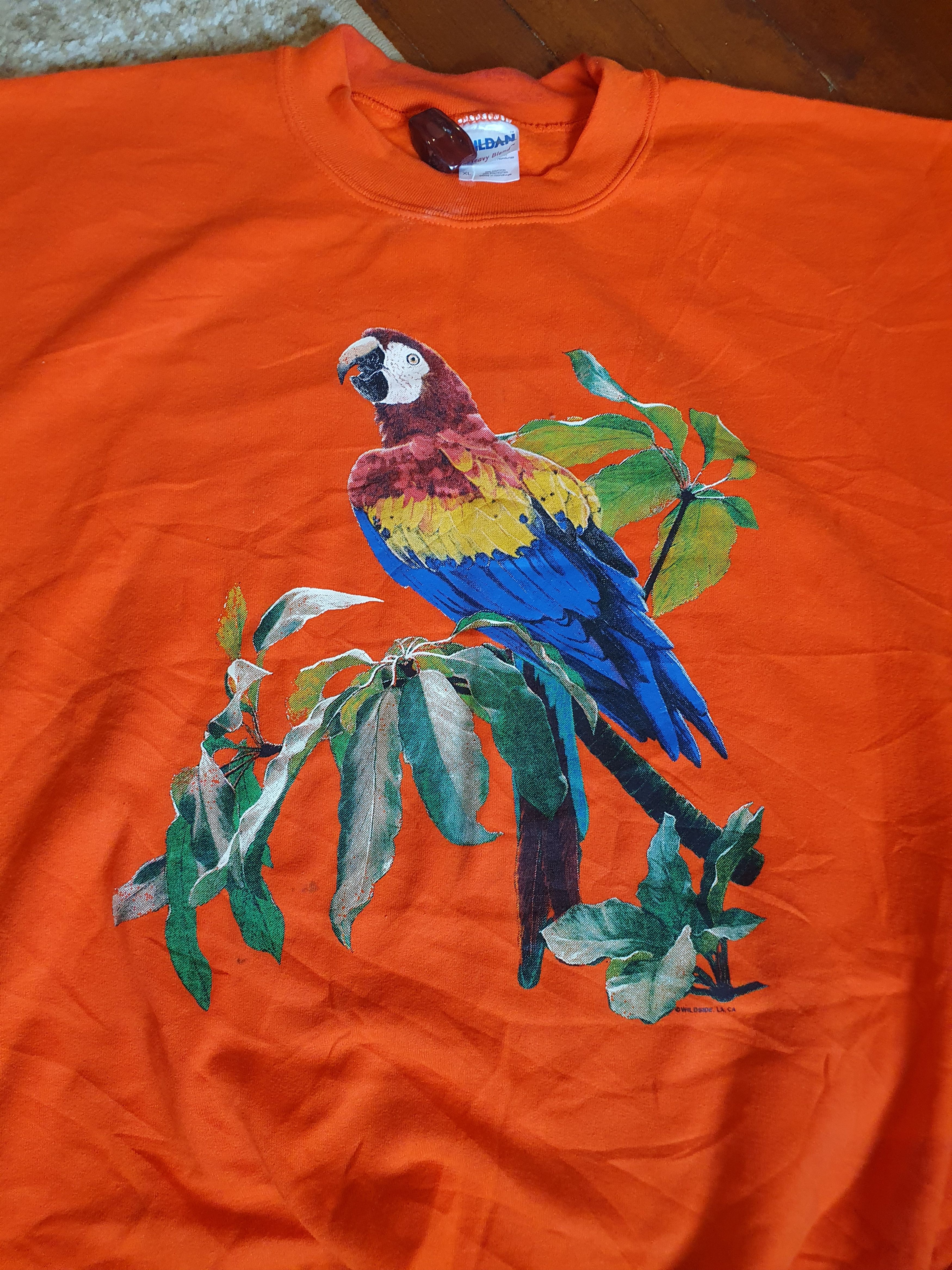 Gildan Gildan Parrot Bird SWAG sweatshirt,sz XL Size US XL / EU 56 / 4 - 4 Thumbnail