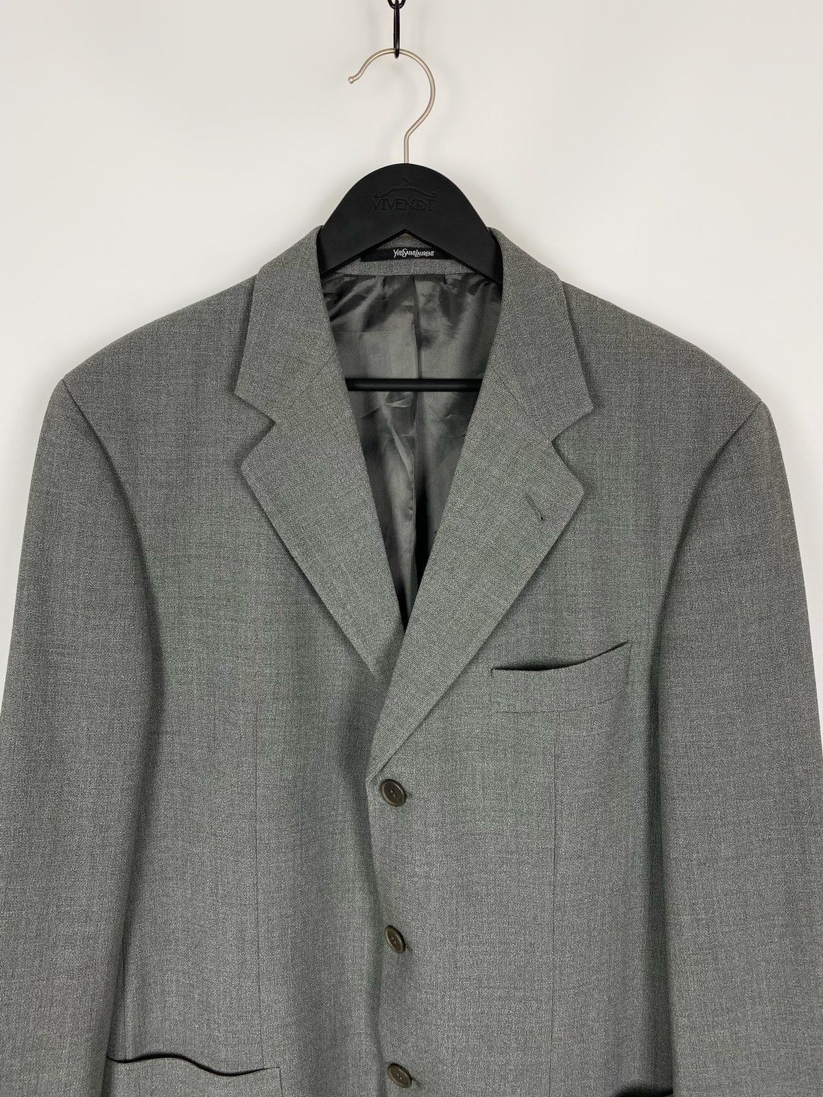 Yves Saint Laurent Vintage YSL Yves Saint Laurent Blazer Coat Size 54R - 2 Thumbnail