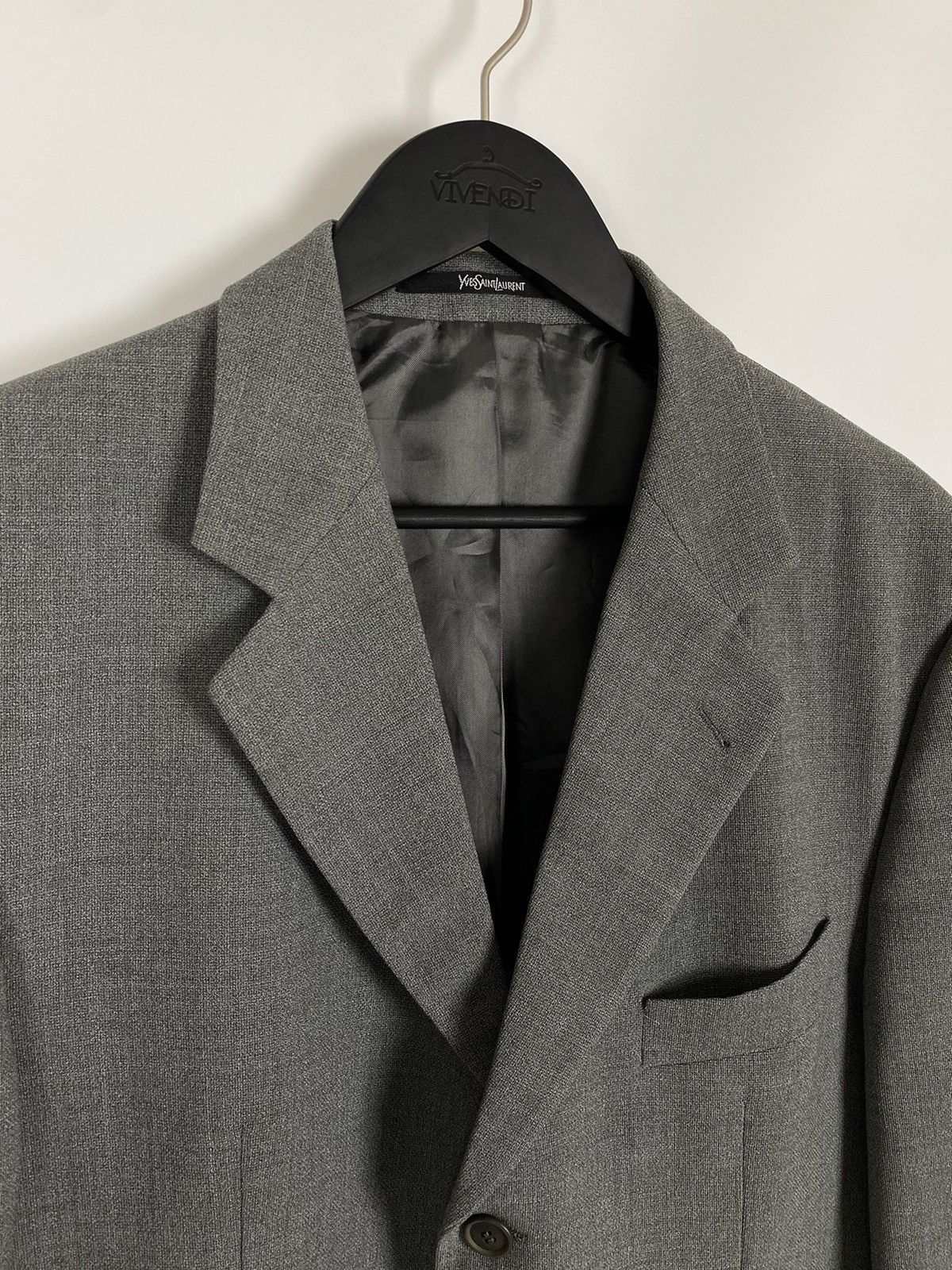 Yves Saint Laurent Vintage YSL Yves Saint Laurent Blazer Coat Size 54R - 3 Thumbnail