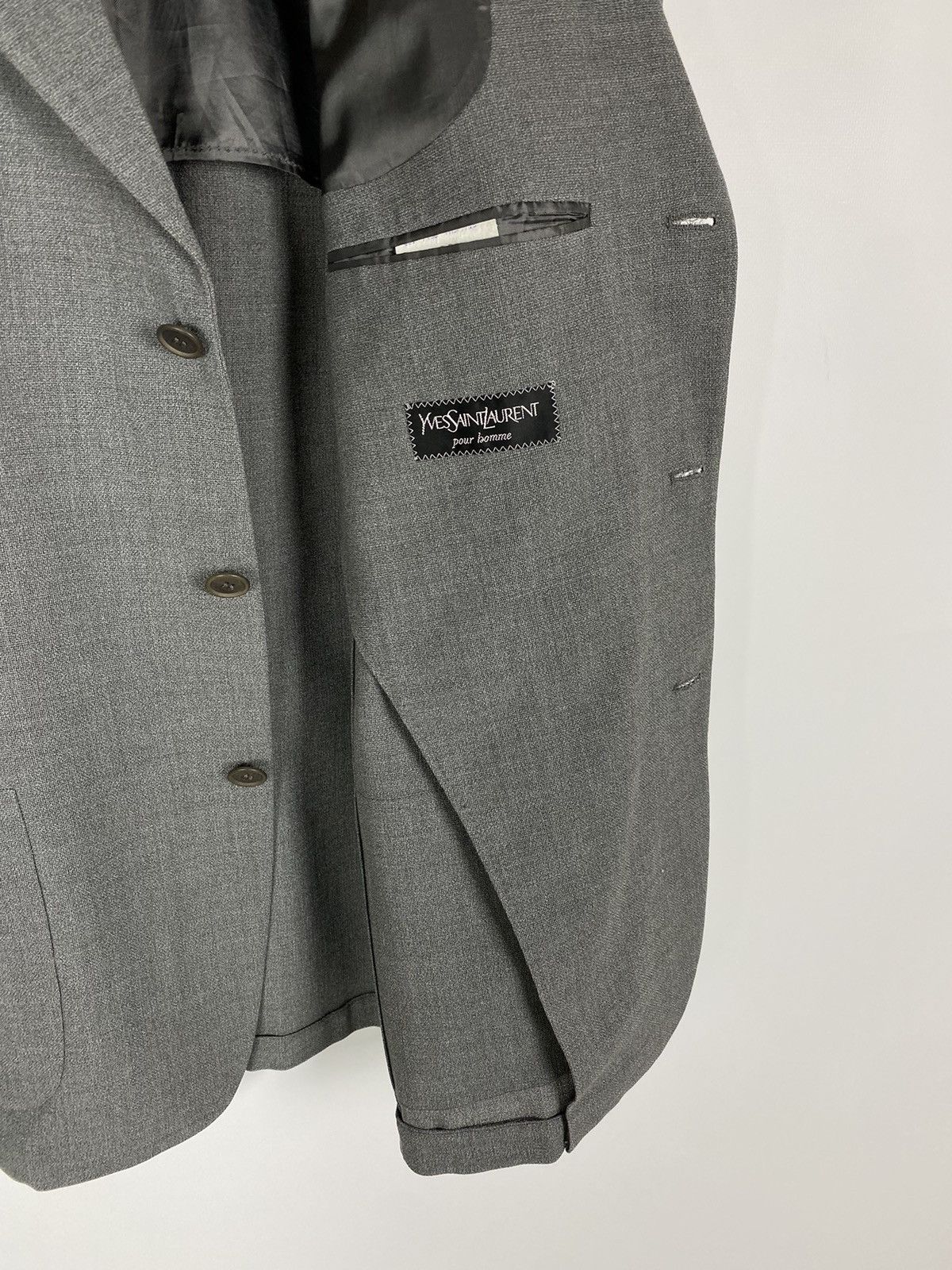 Yves Saint Laurent Vintage YSL Yves Saint Laurent Blazer Coat Size 54R - 11 Thumbnail