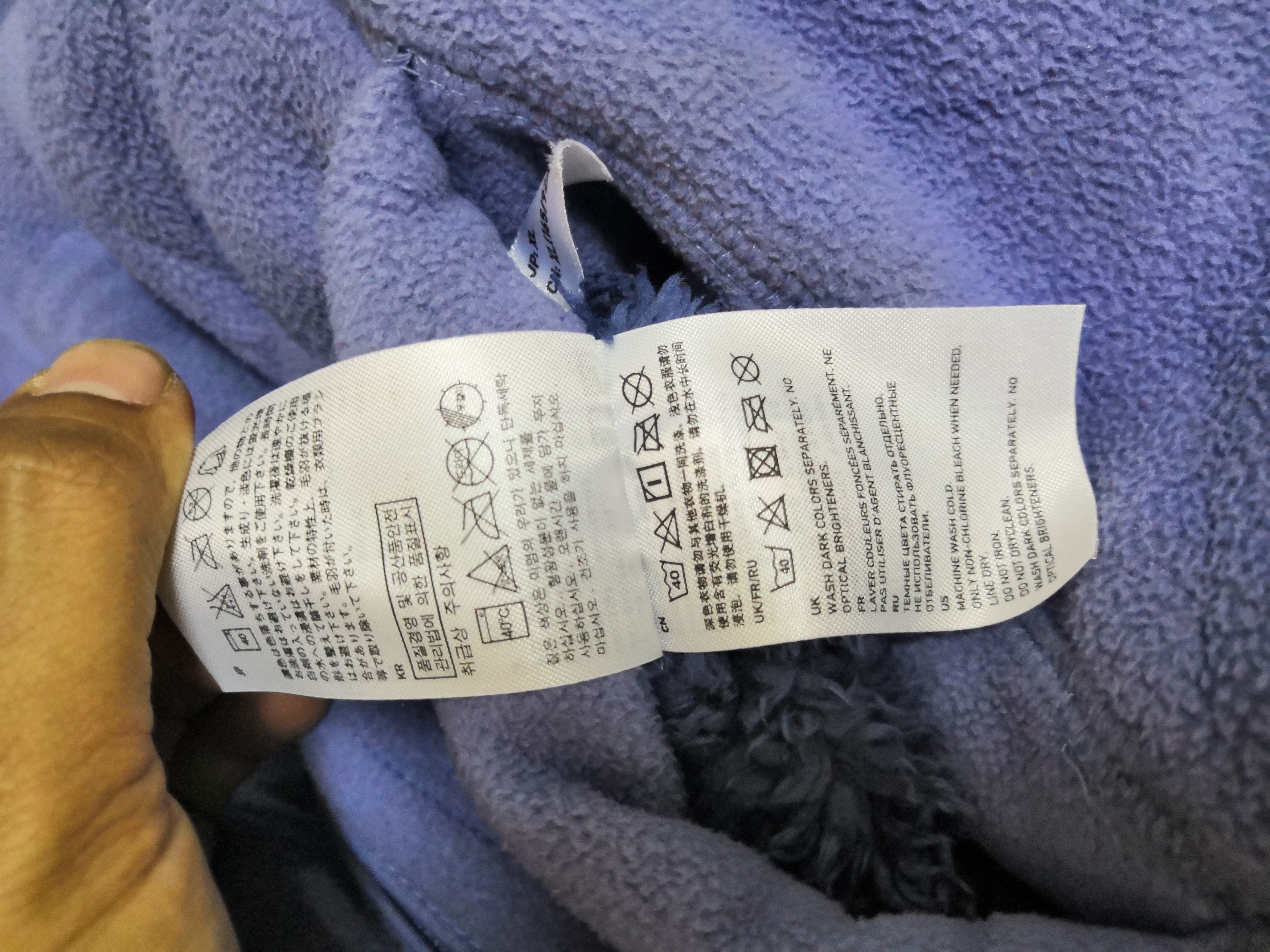 Japanese Brand Uniqlo Purple Fleece Rivesble Zipper Jacket Size US M / EU 48-50 / 2 - 13 Thumbnail