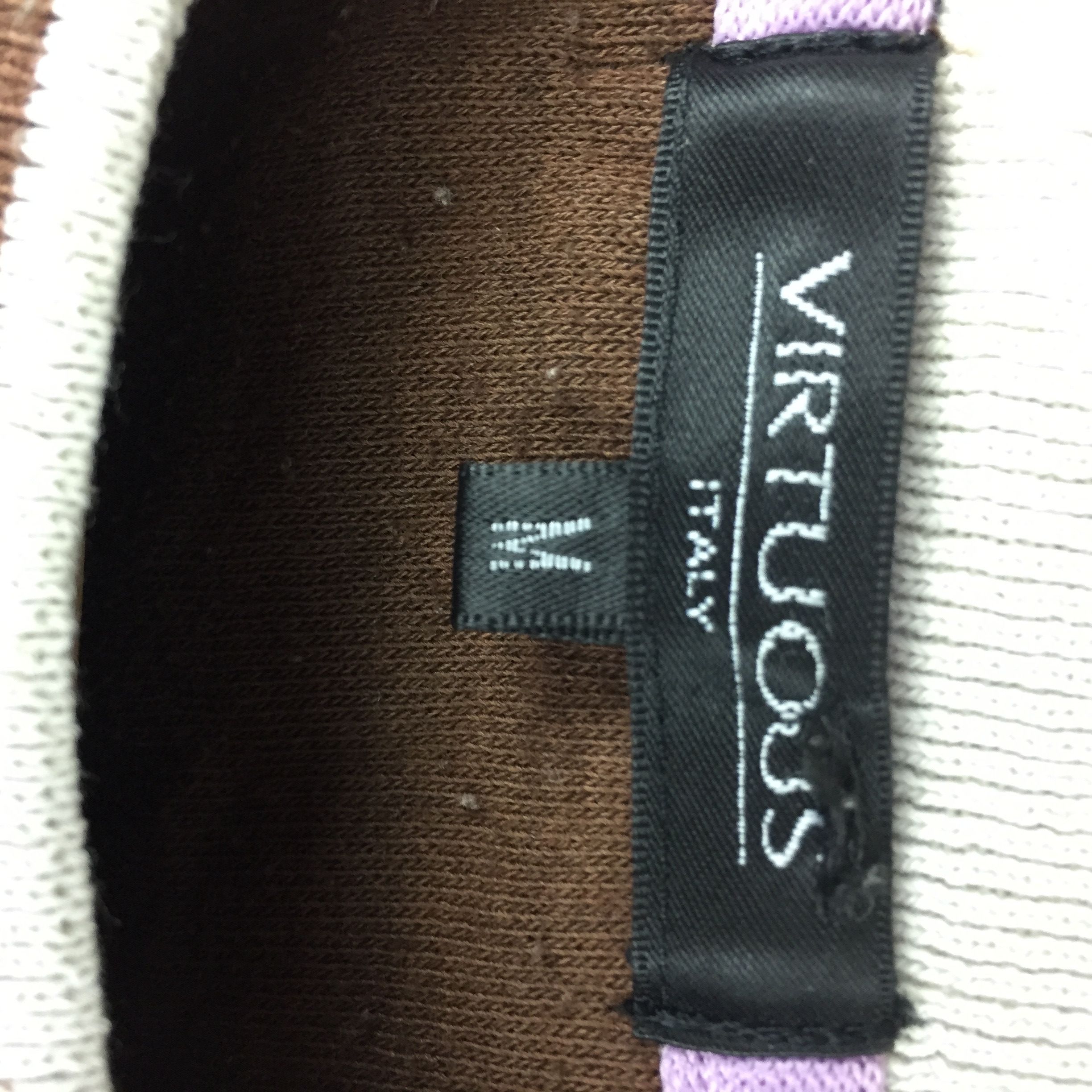Designer Vintage VIRTUOUS ITALY/ Paris Stripes Sweatshirt Size US M / EU 48-50 / 2 - 3 Thumbnail