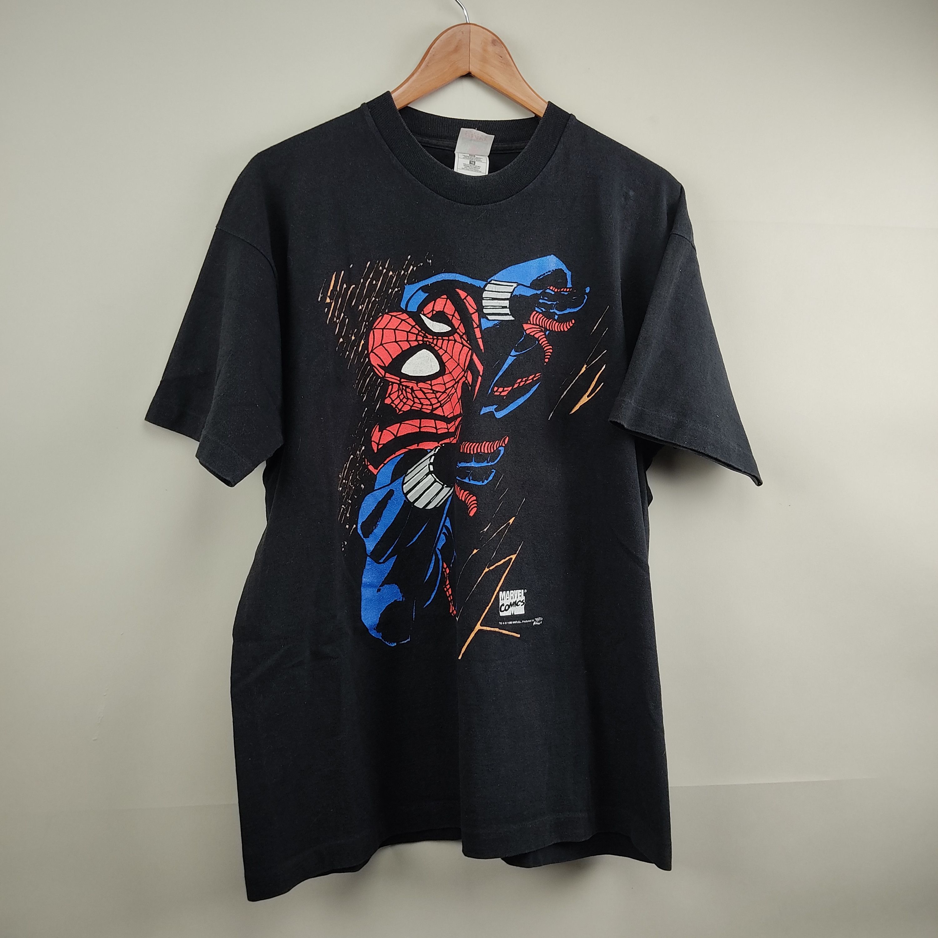 Marvel Comics × Vintage 1996 Marvel Comics Spiderman Size US XL / EU 56 / 4 - 7 Thumbnail